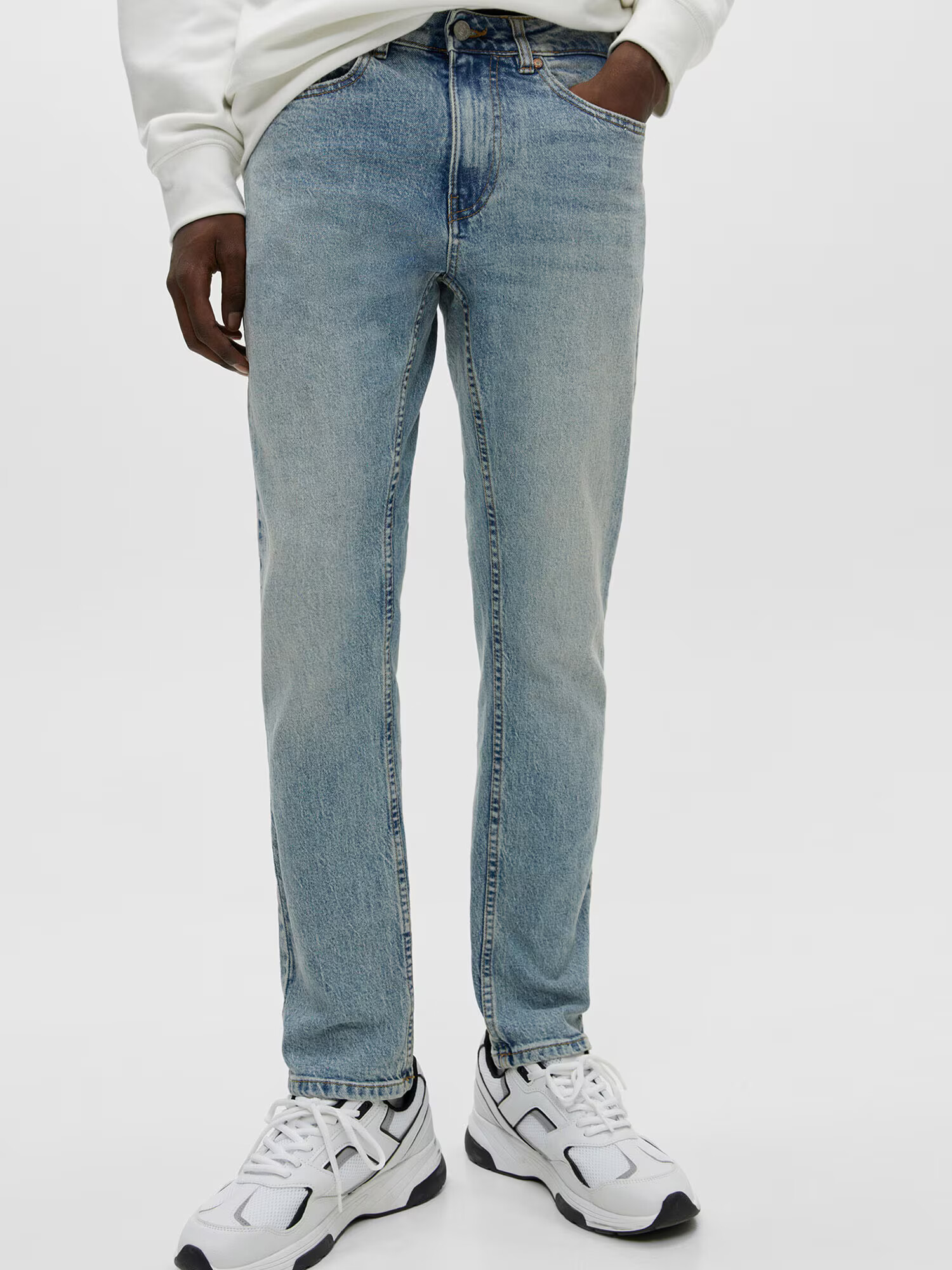 Pull&Bear Jeans albastru denim - Pled.ro