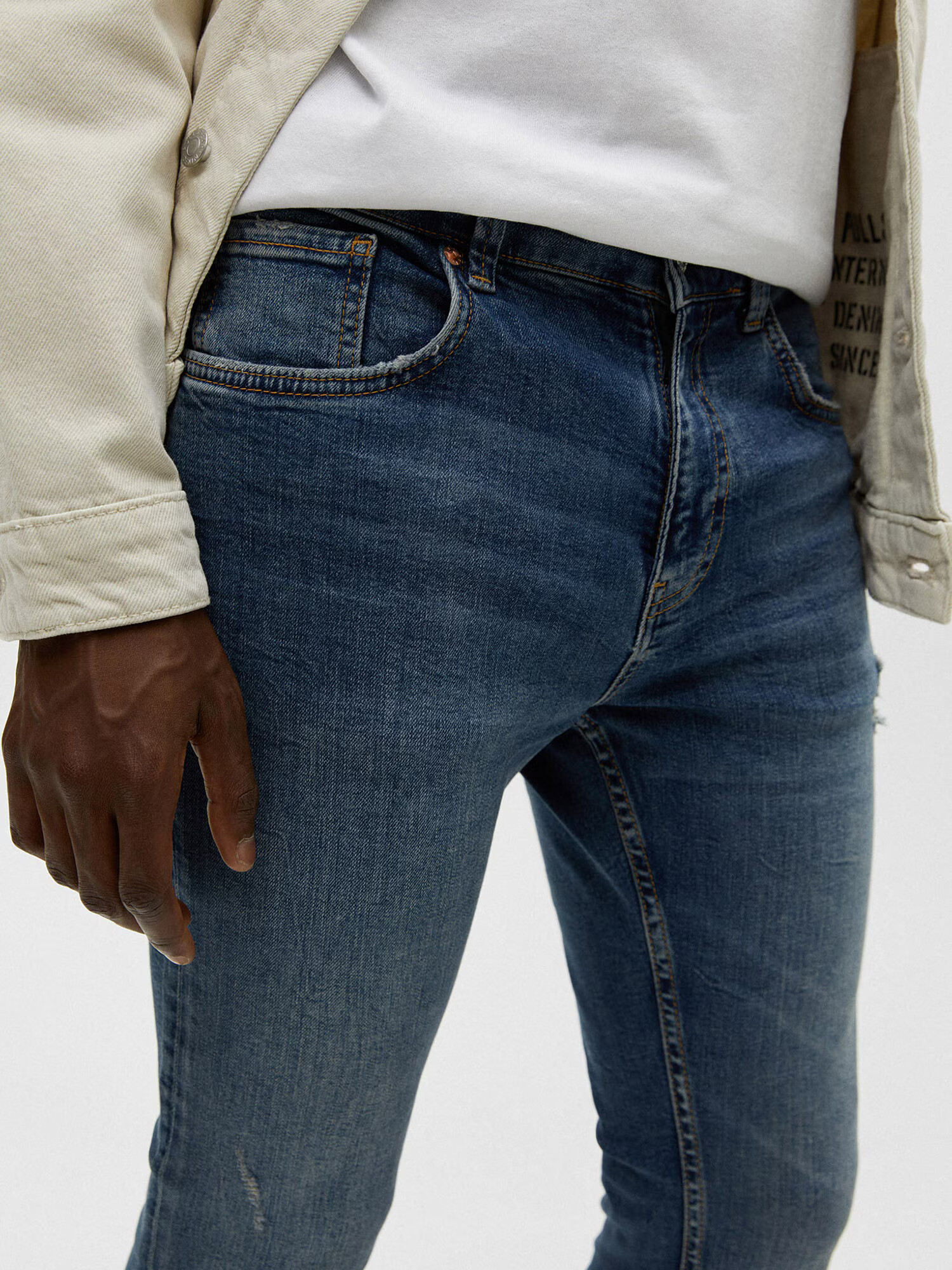 Pull&Bear Jeans albastru denim - Pled.ro