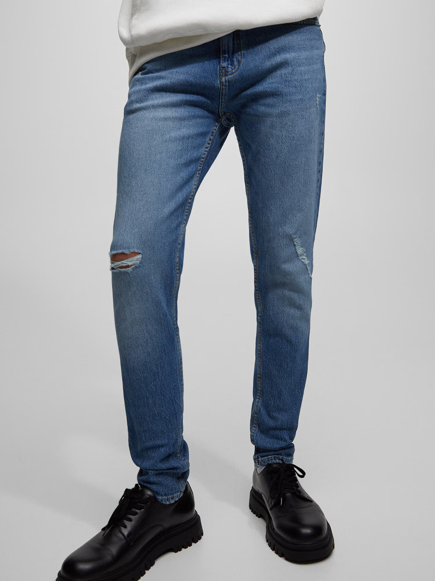 Pull&Bear Jeans albastru denim - Pled.ro