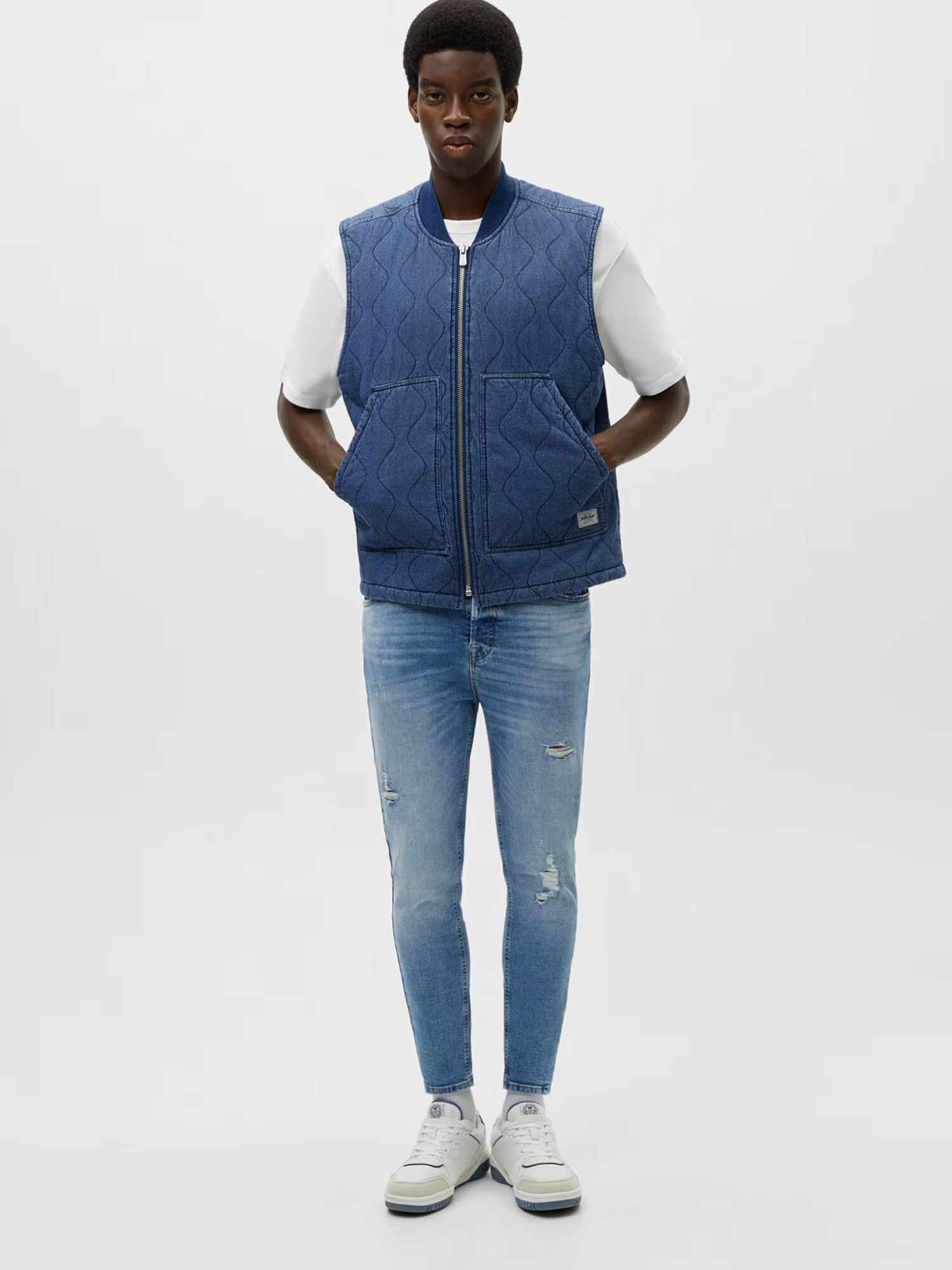 Pull&Bear Jeans albastru denim - Pled.ro