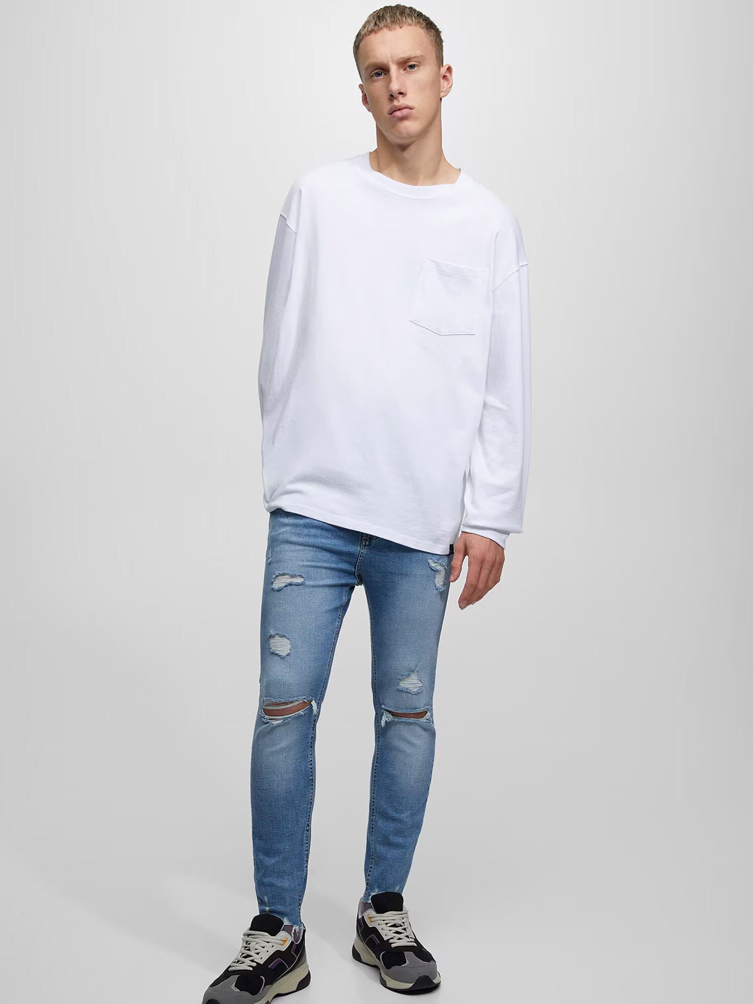 Pull&Bear Jeans albastru denim - Pled.ro