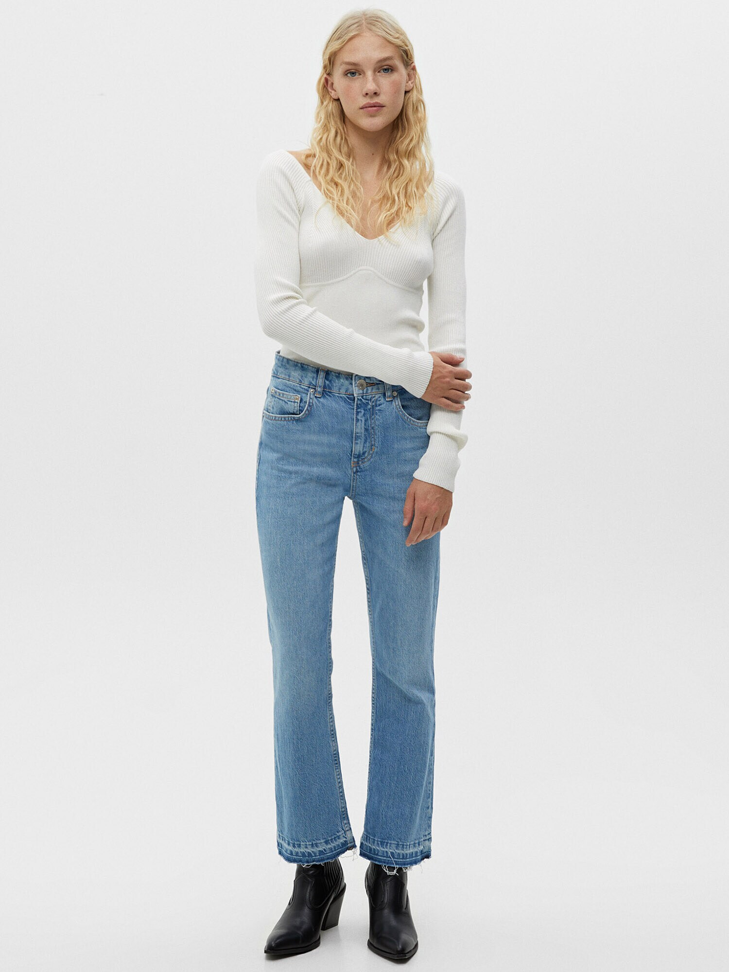 Pull&Bear Jeans albastru denim - Pled.ro