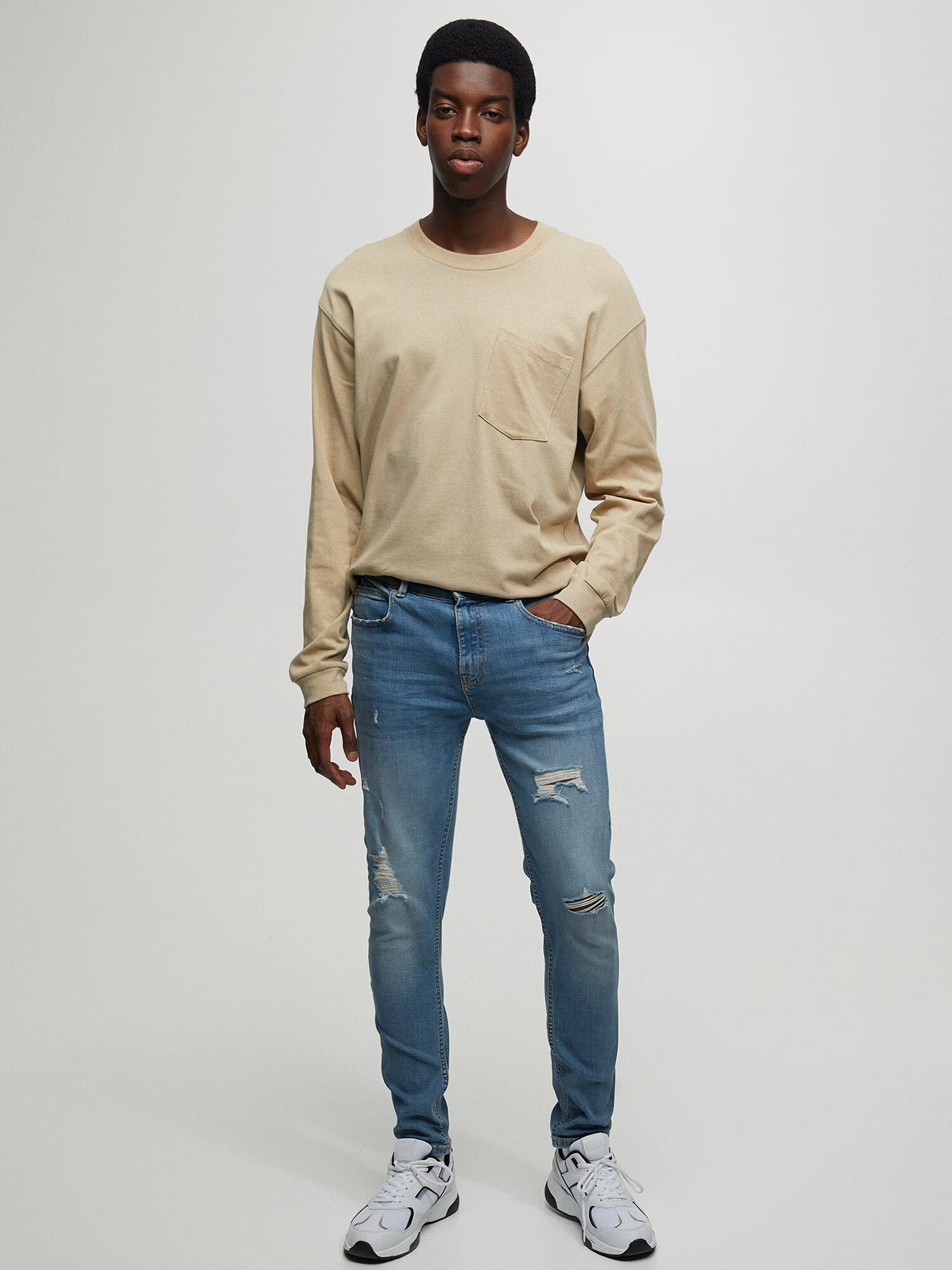 Pull&Bear Jeans albastru denim - Pled.ro