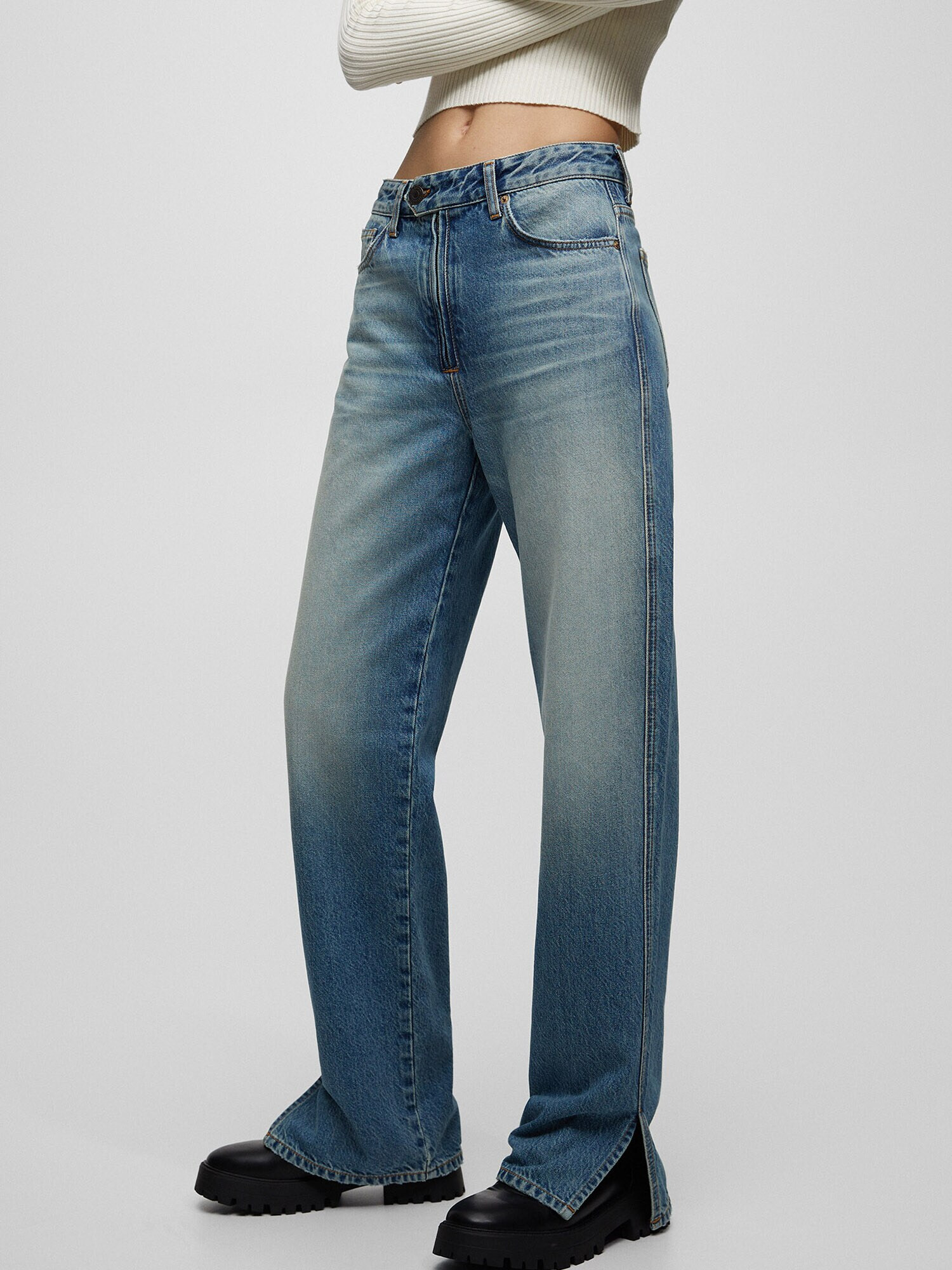 Pull&Bear Jeans albastru denim - Pled.ro