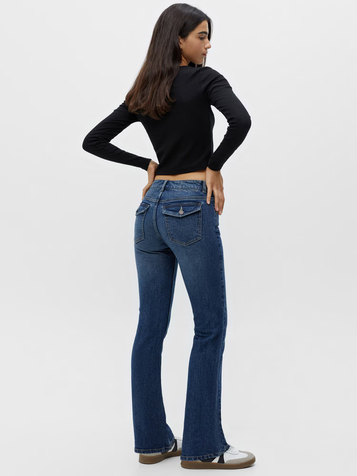 Pull&Bear Jeans albastru denim - Pled.ro