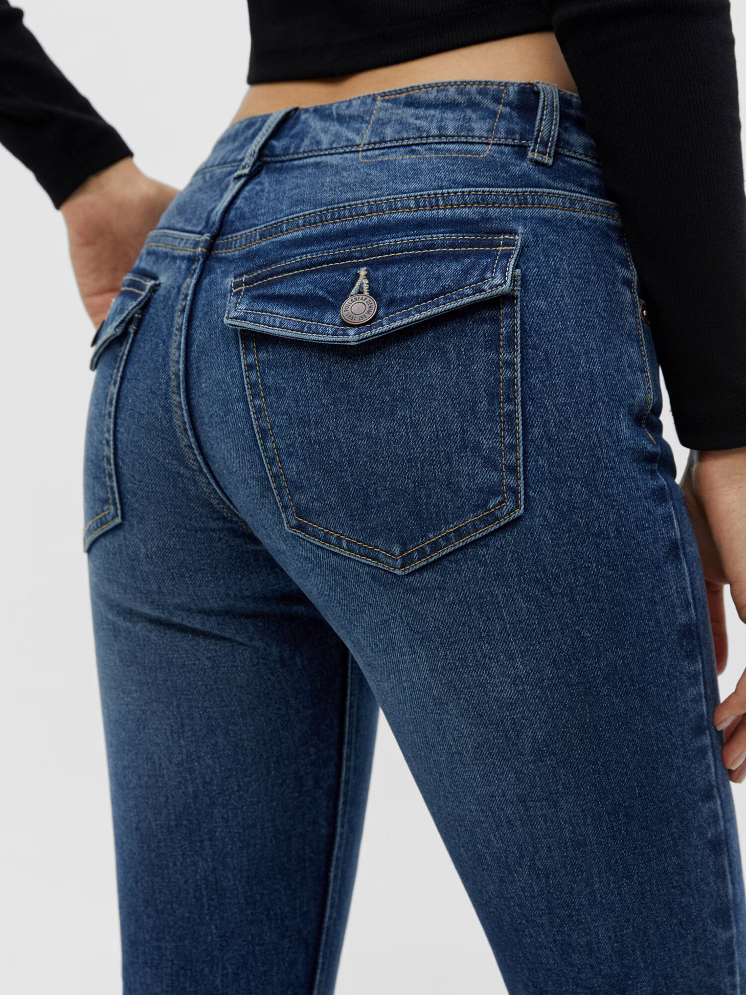 Pull&Bear Jeans albastru denim - Pled.ro