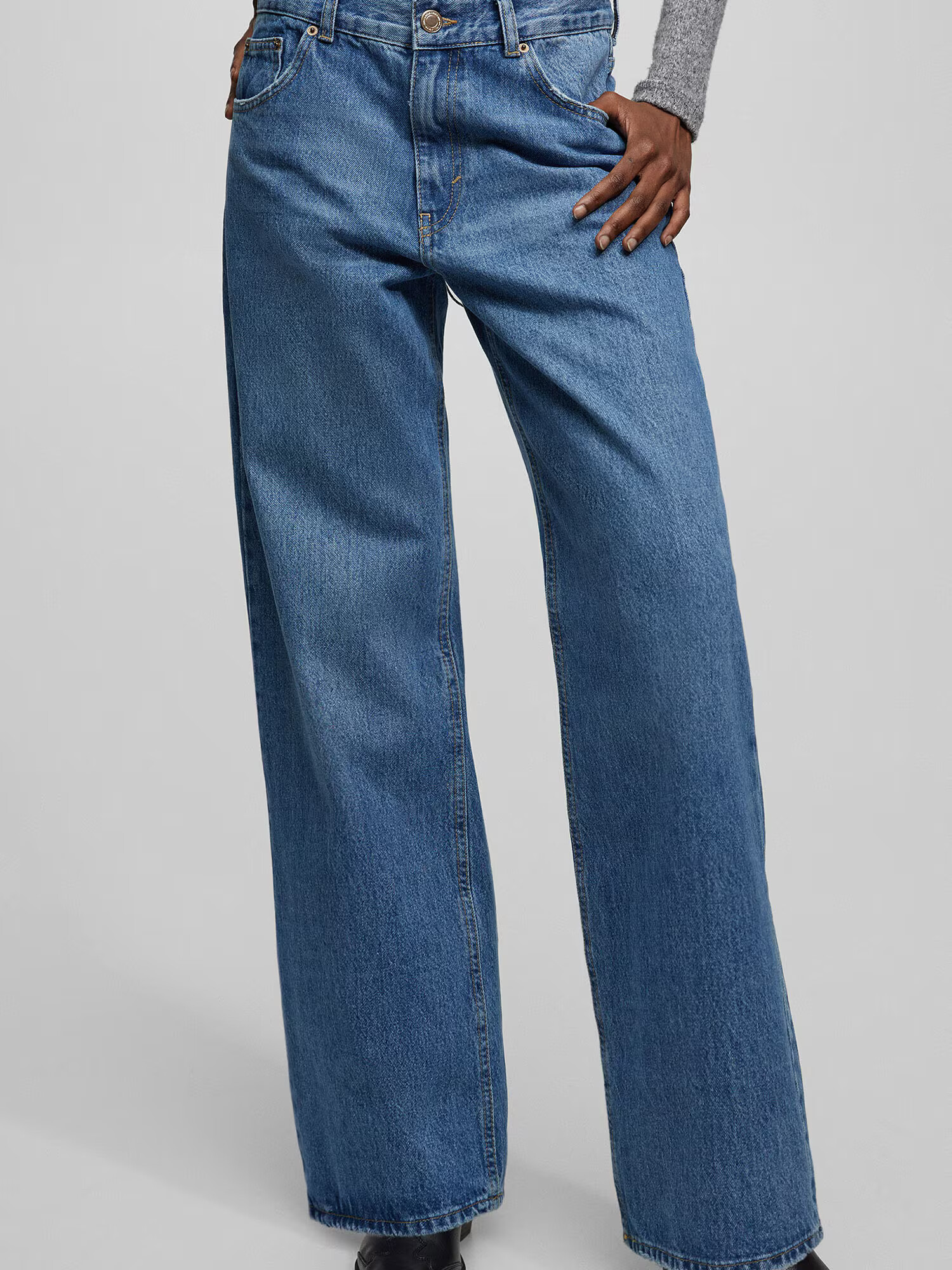 Pull&Bear Jeans albastru denim - Pled.ro