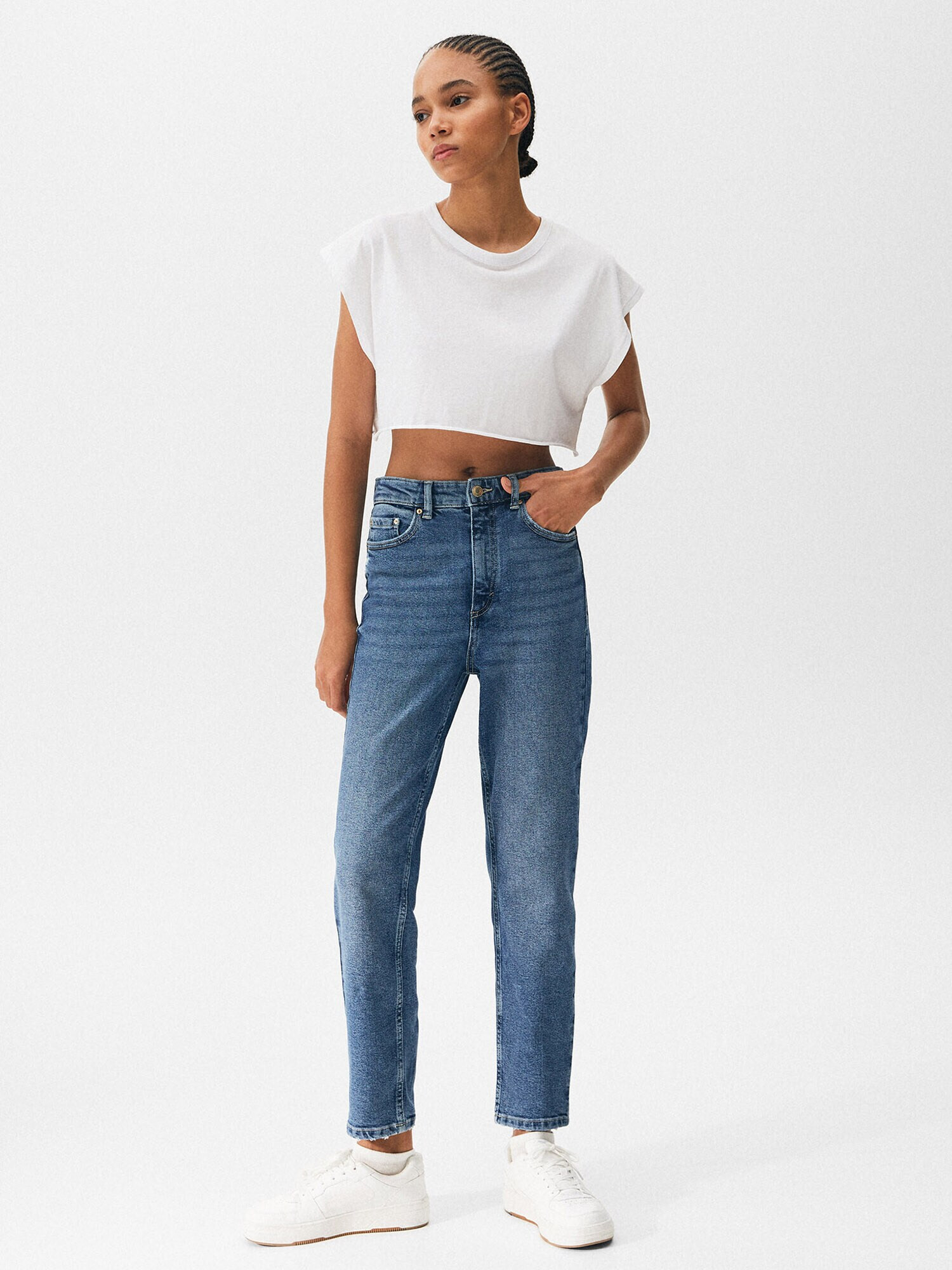 Pull&Bear Jeans albastru denim - Pled.ro