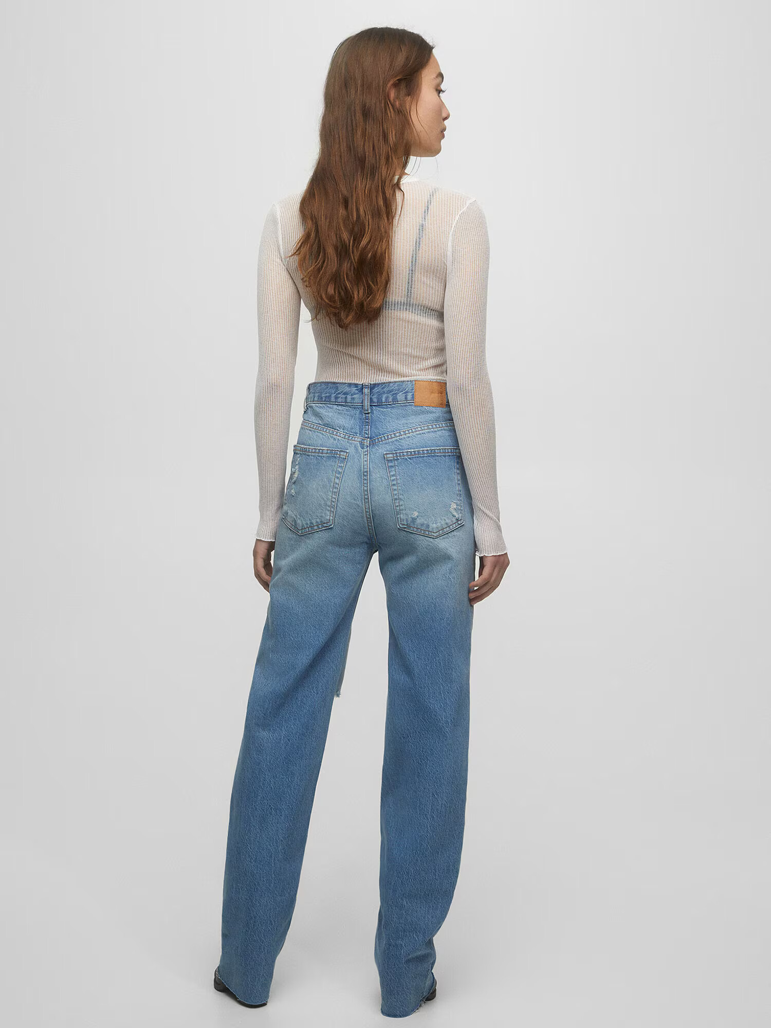 Pull&Bear Jeans albastru denim - Pled.ro