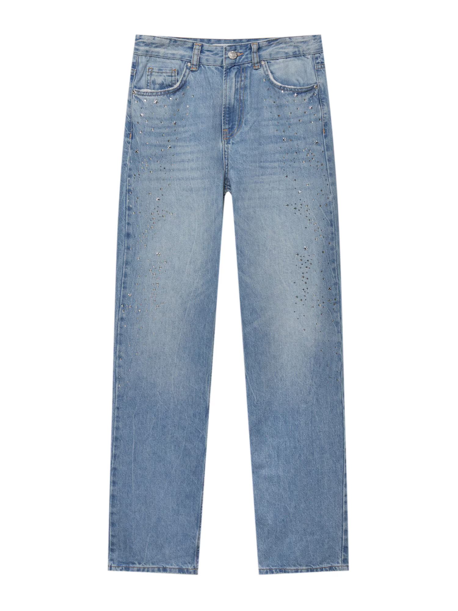 Pull&Bear Jeans albastru denim / argintiu - Pled.ro