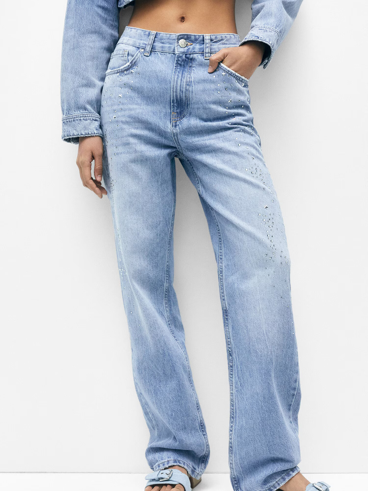 Pull&Bear Jeans albastru denim / argintiu - Pled.ro