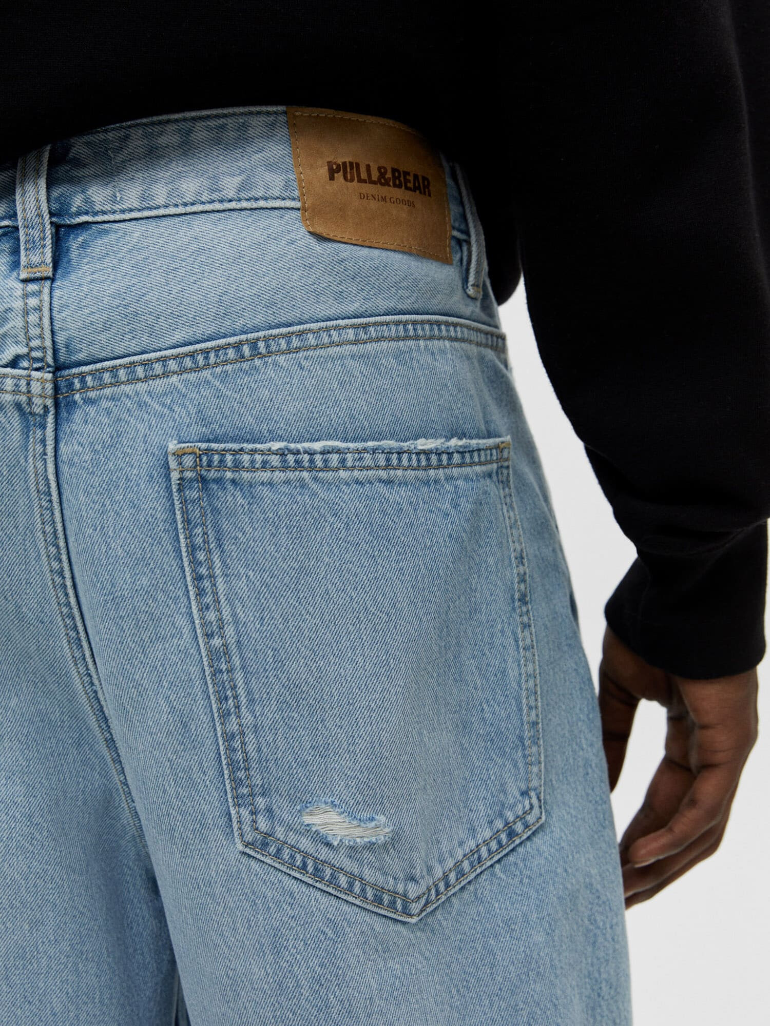 Pull&Bear Jeans albastru deschis - Pled.ro