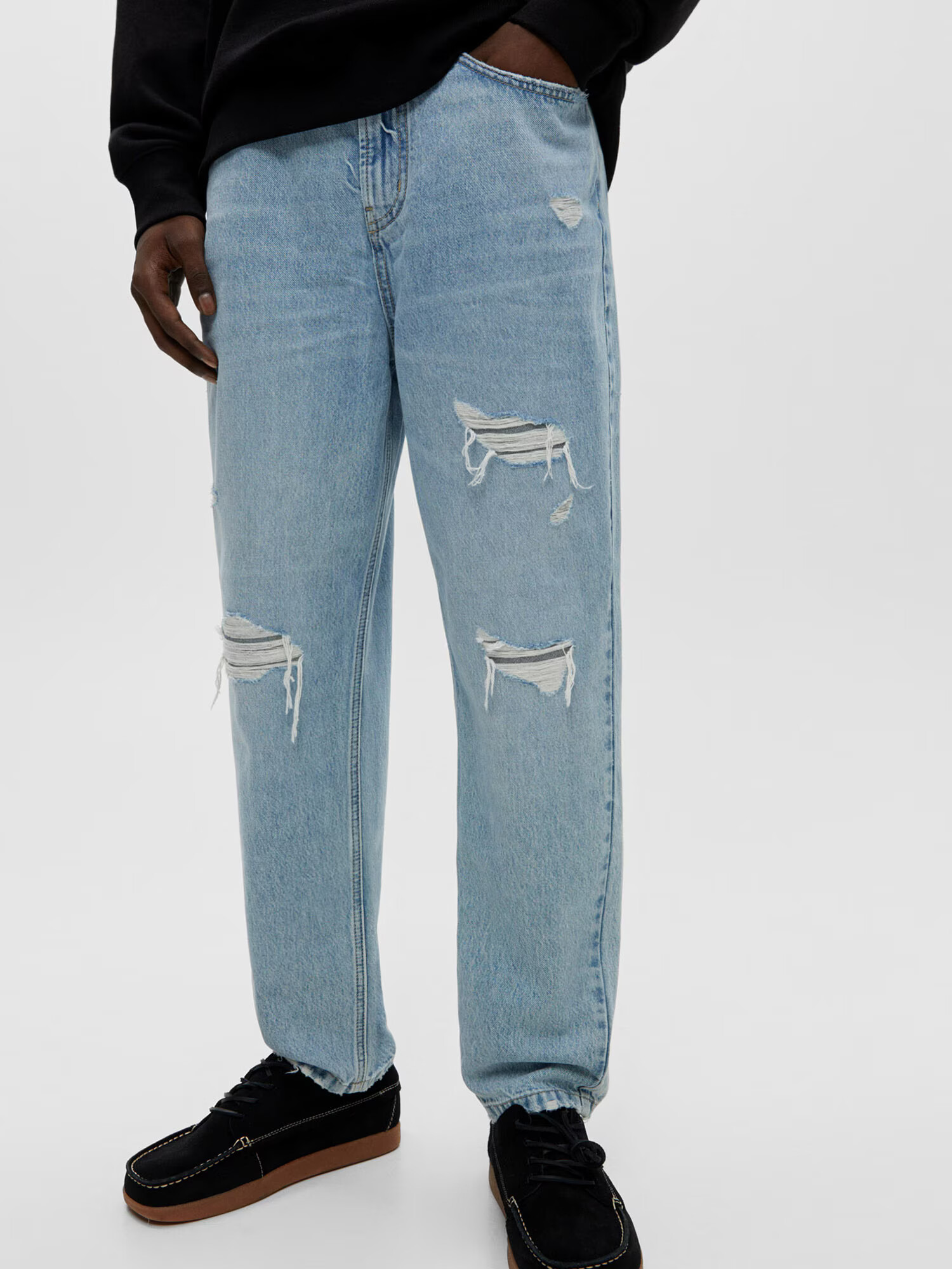 Pull&Bear Jeans albastru deschis - Pled.ro