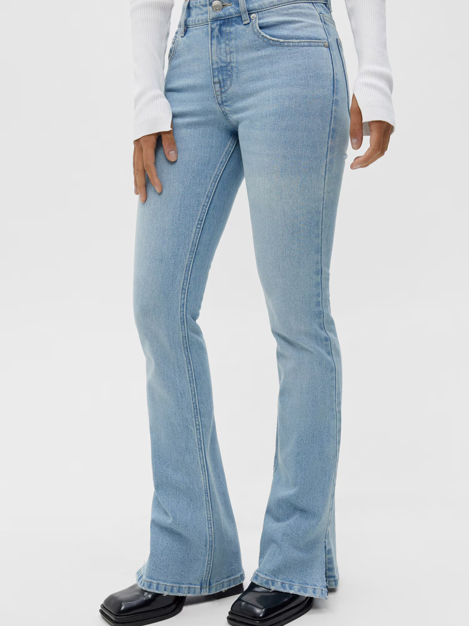 Pull&Bear Jeans albastru deschis - Pled.ro