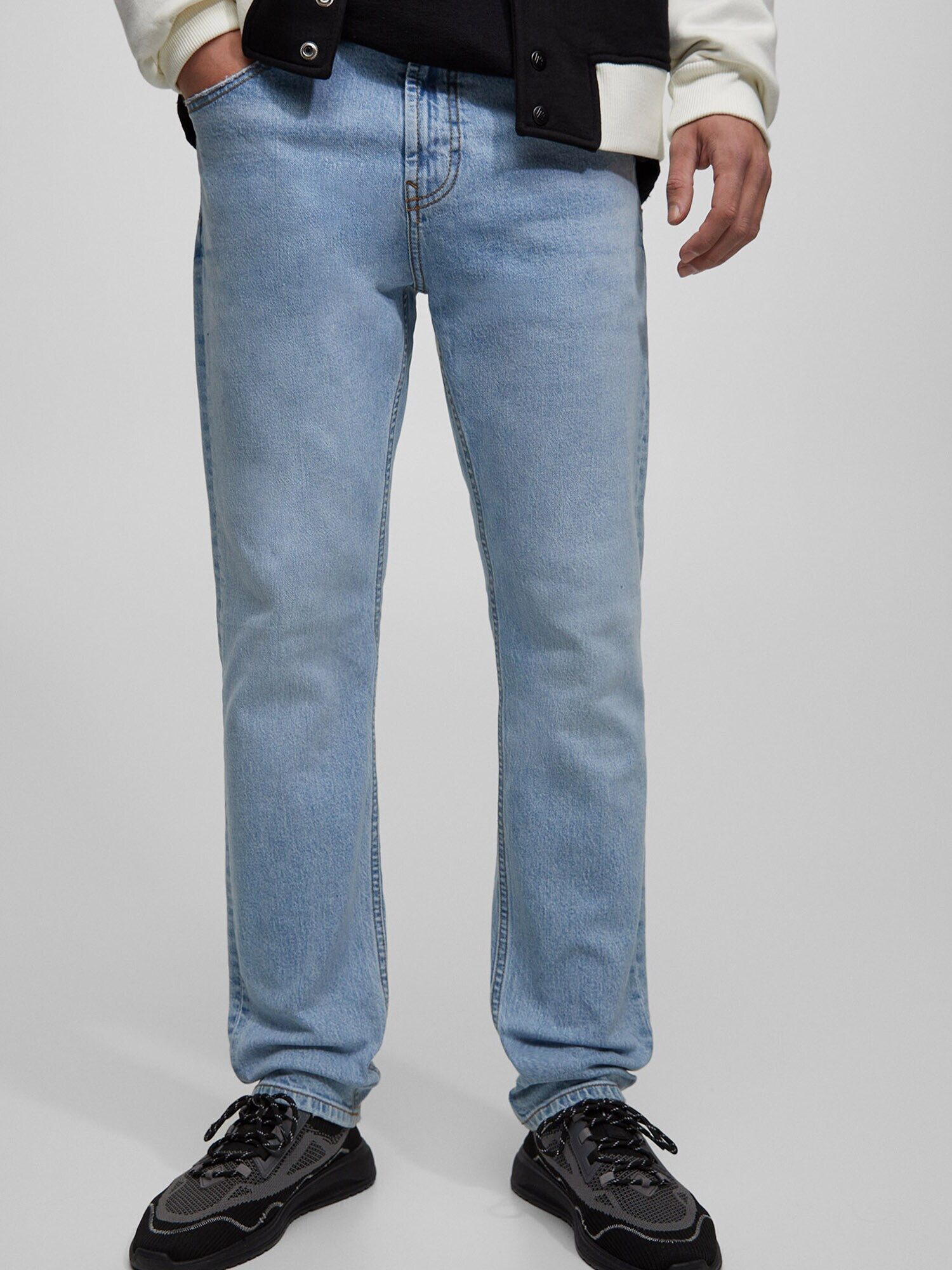 Pull&Bear Jeans albastru deschis - Pled.ro