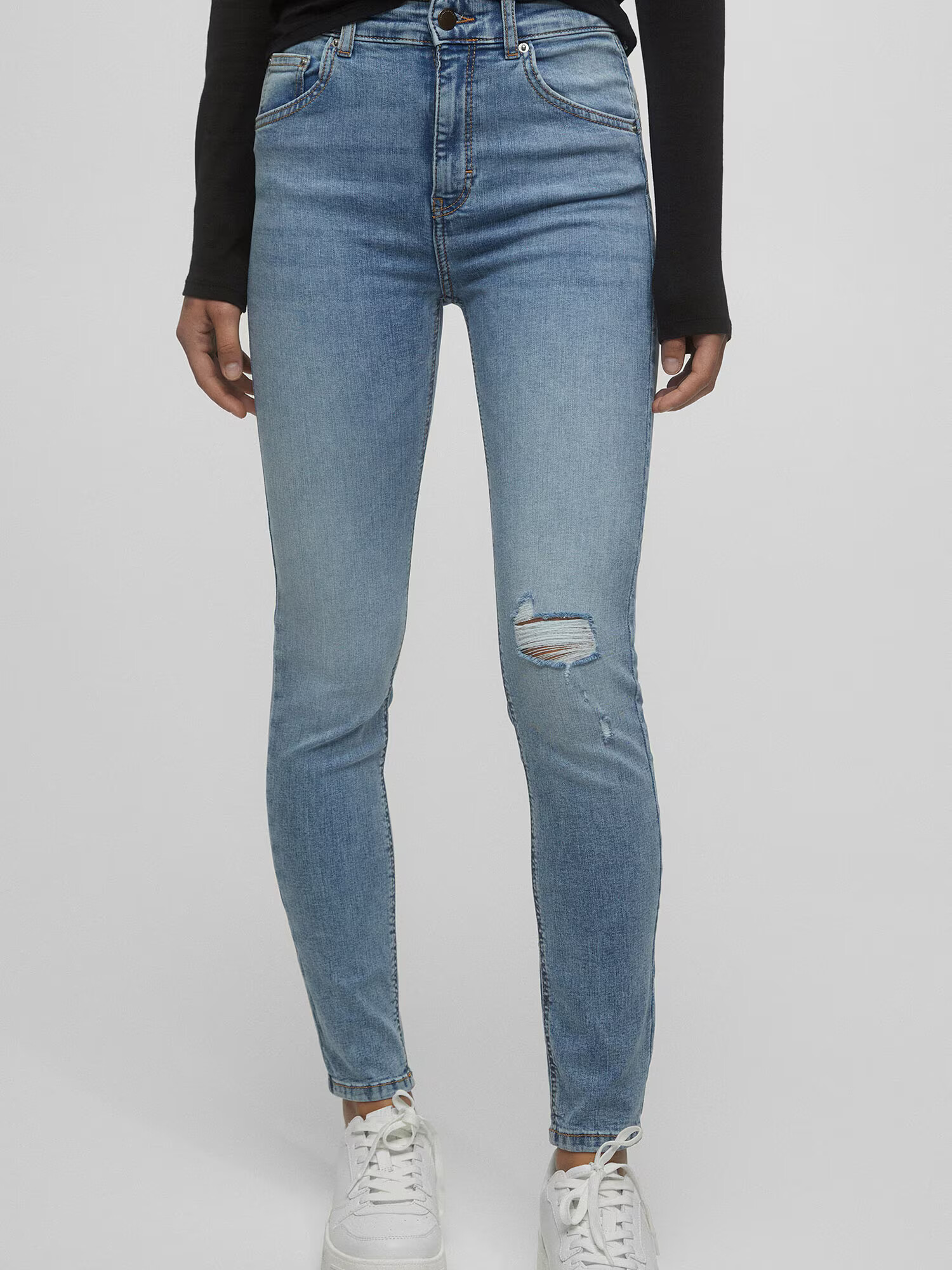 Pull&Bear Jeans albastru deschis - Pled.ro