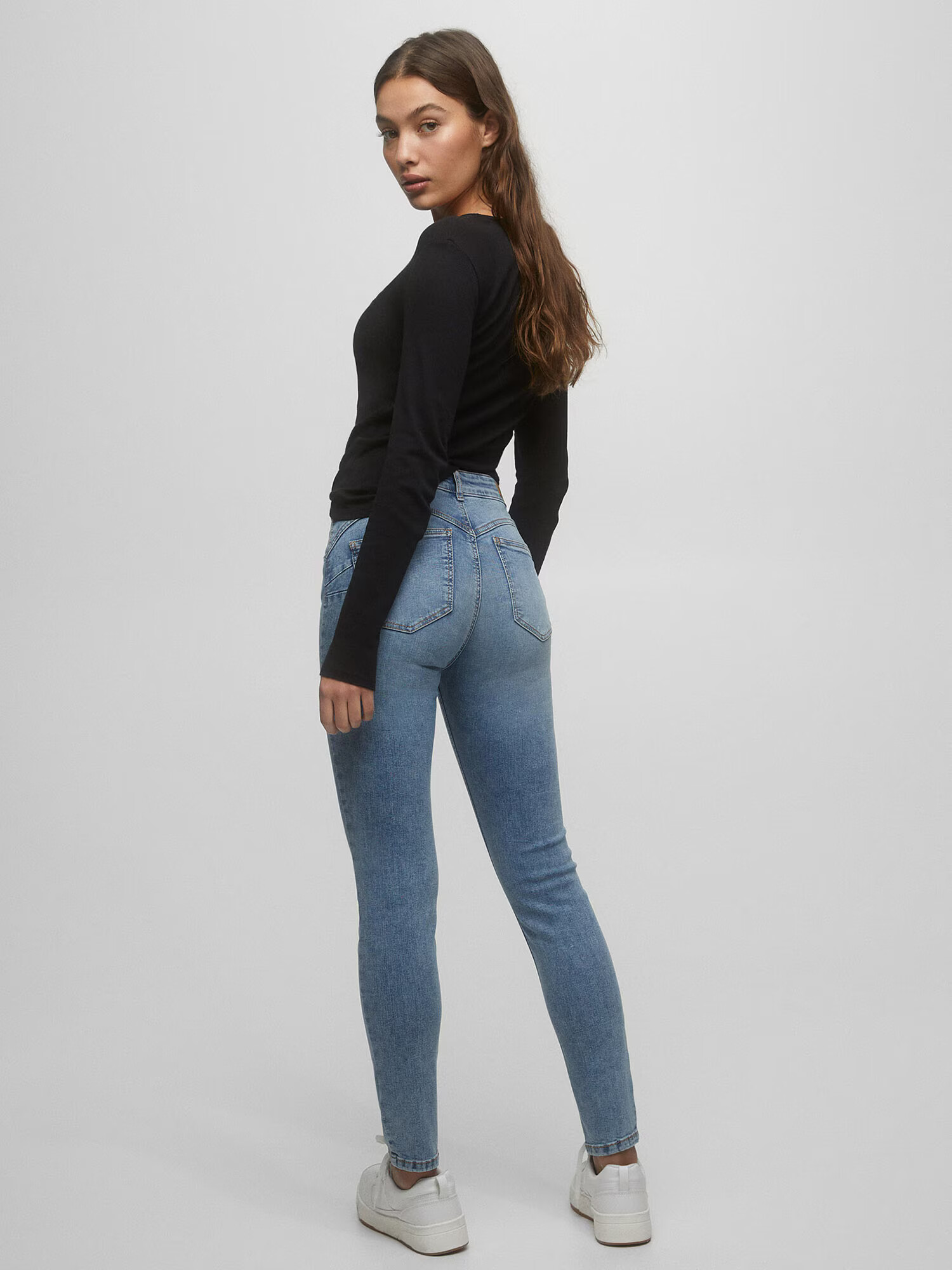 Pull&Bear Jeans albastru deschis - Pled.ro