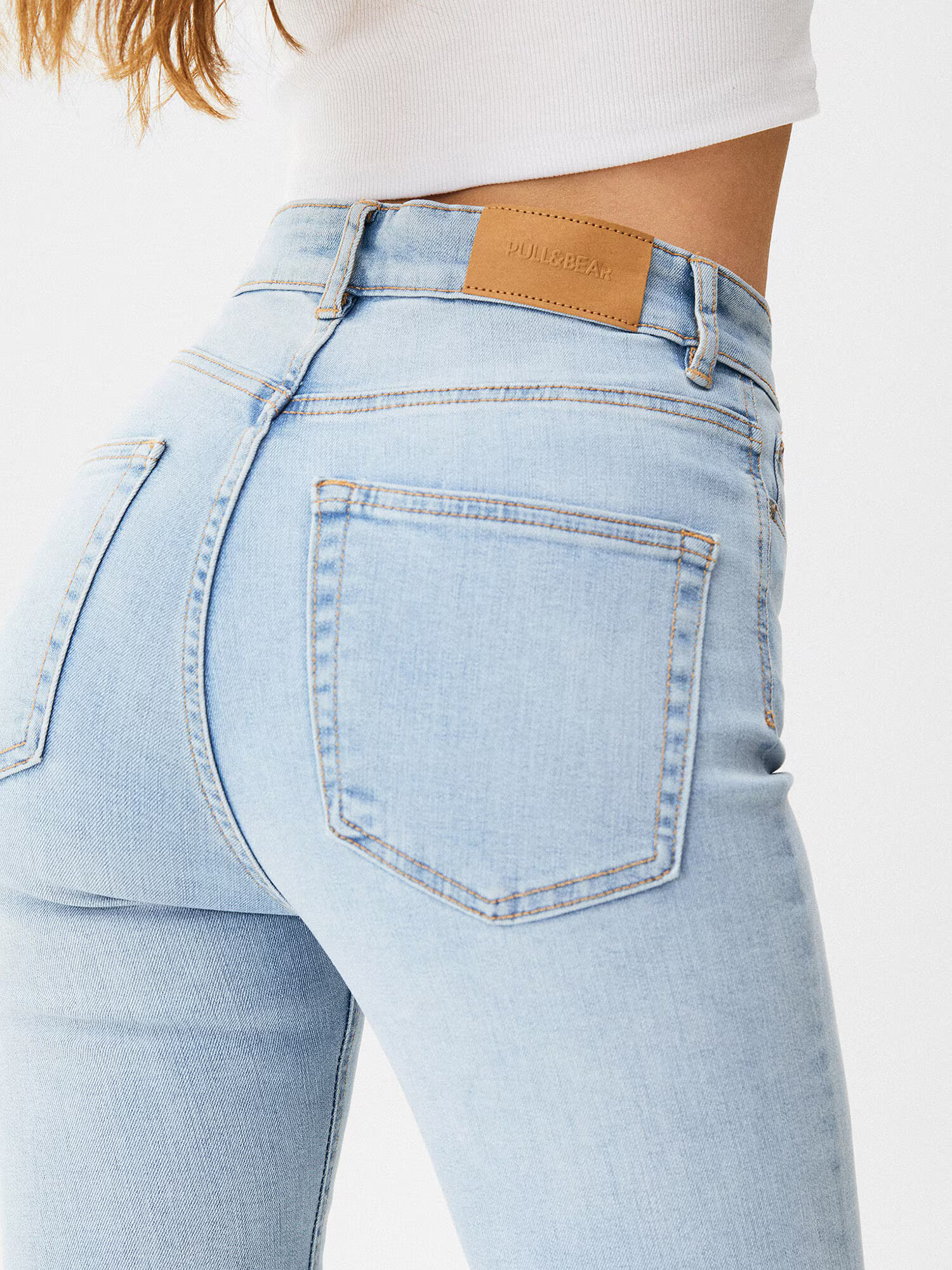 Pull&Bear Jeans albastru deschis - Pled.ro