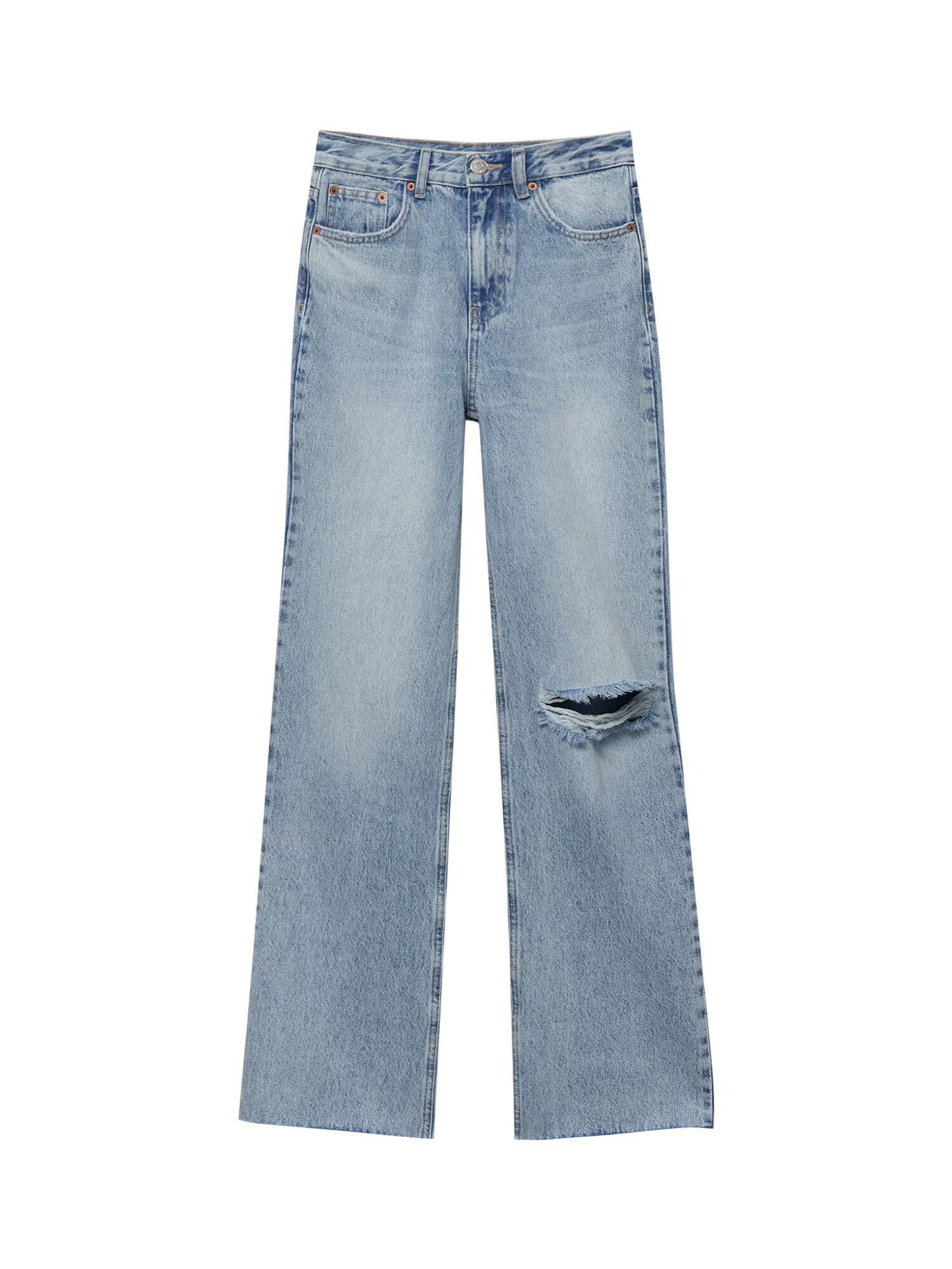 Pull&Bear Jeans albastru deschis - Pled.ro