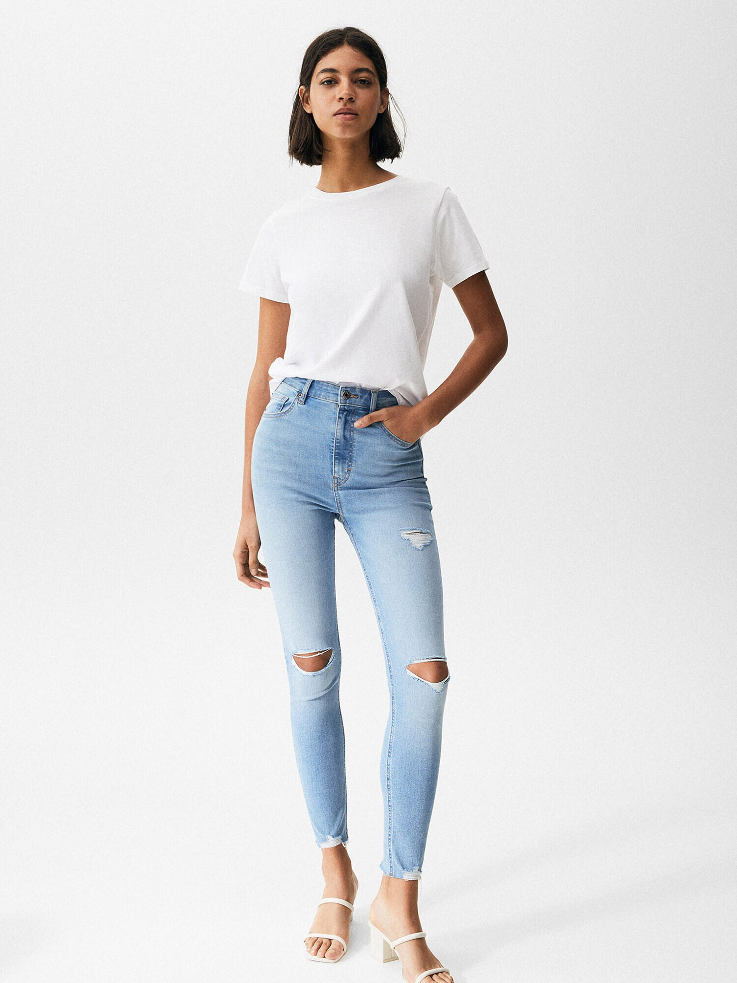 Pull&Bear Jeans albastru deschis - Pled.ro