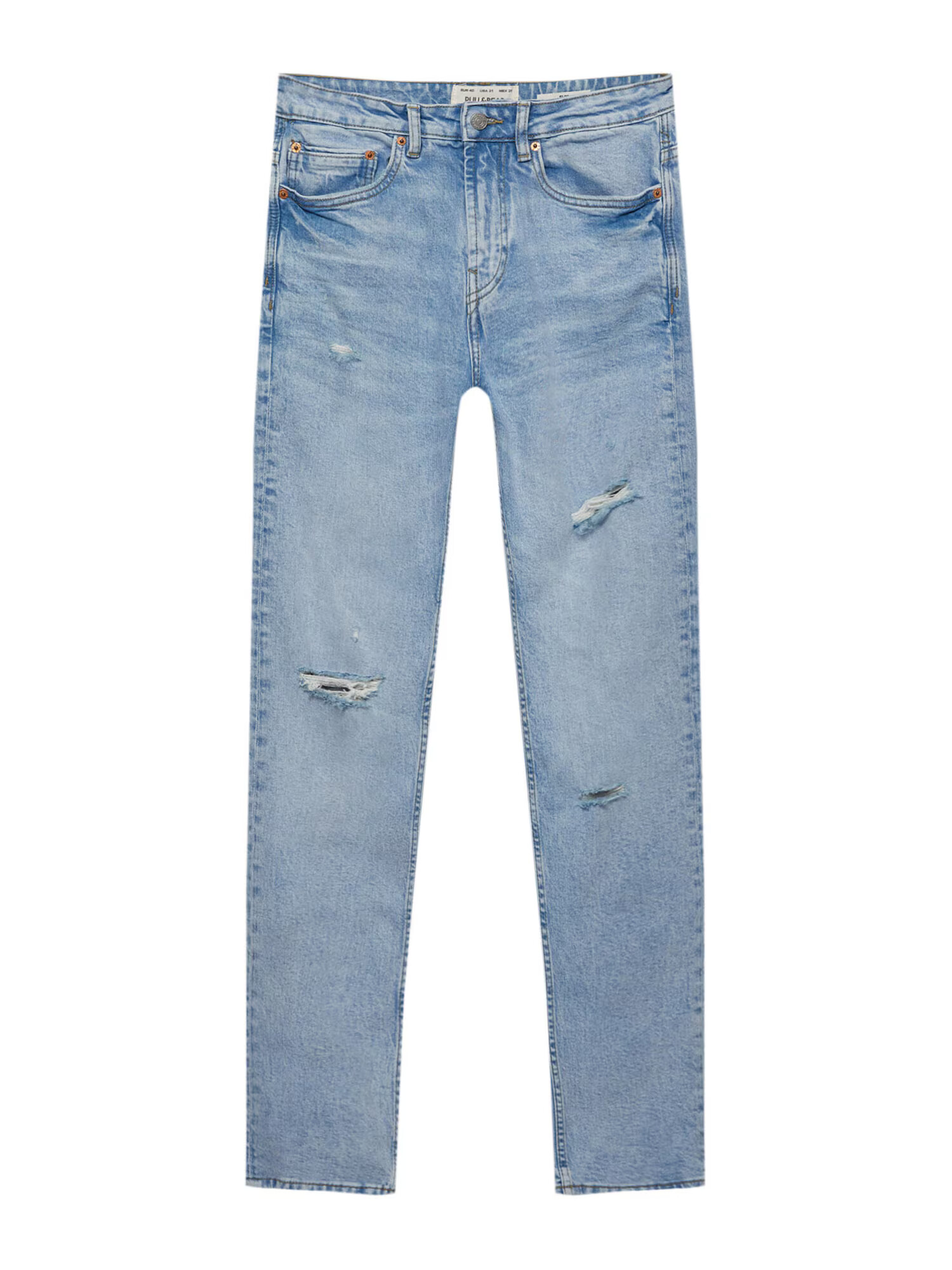 Pull&Bear Jeans albastru deschis - Pled.ro