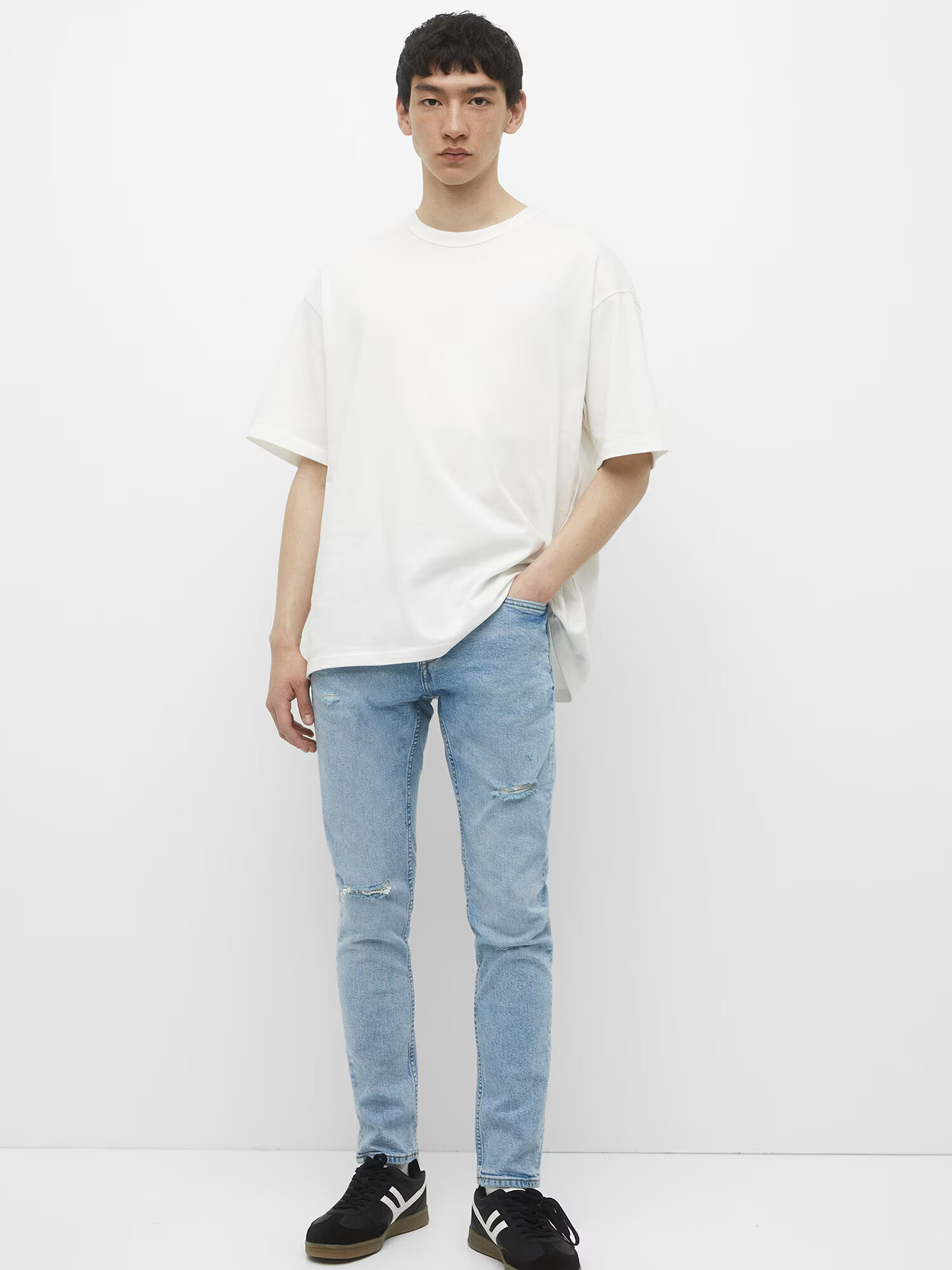 Pull&Bear Jeans albastru deschis - Pled.ro