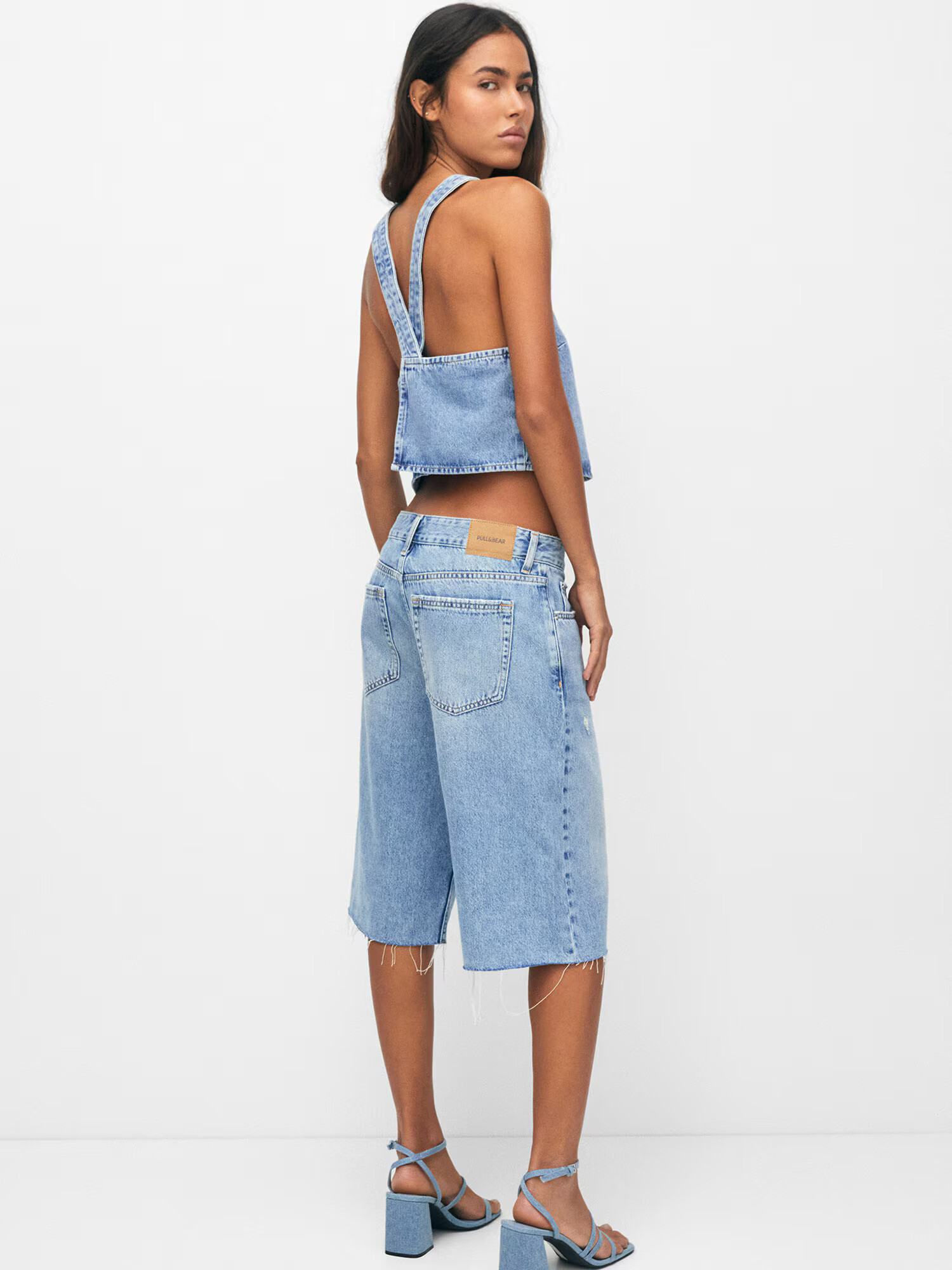 Pull&Bear Jeans albastru deschis - Pled.ro