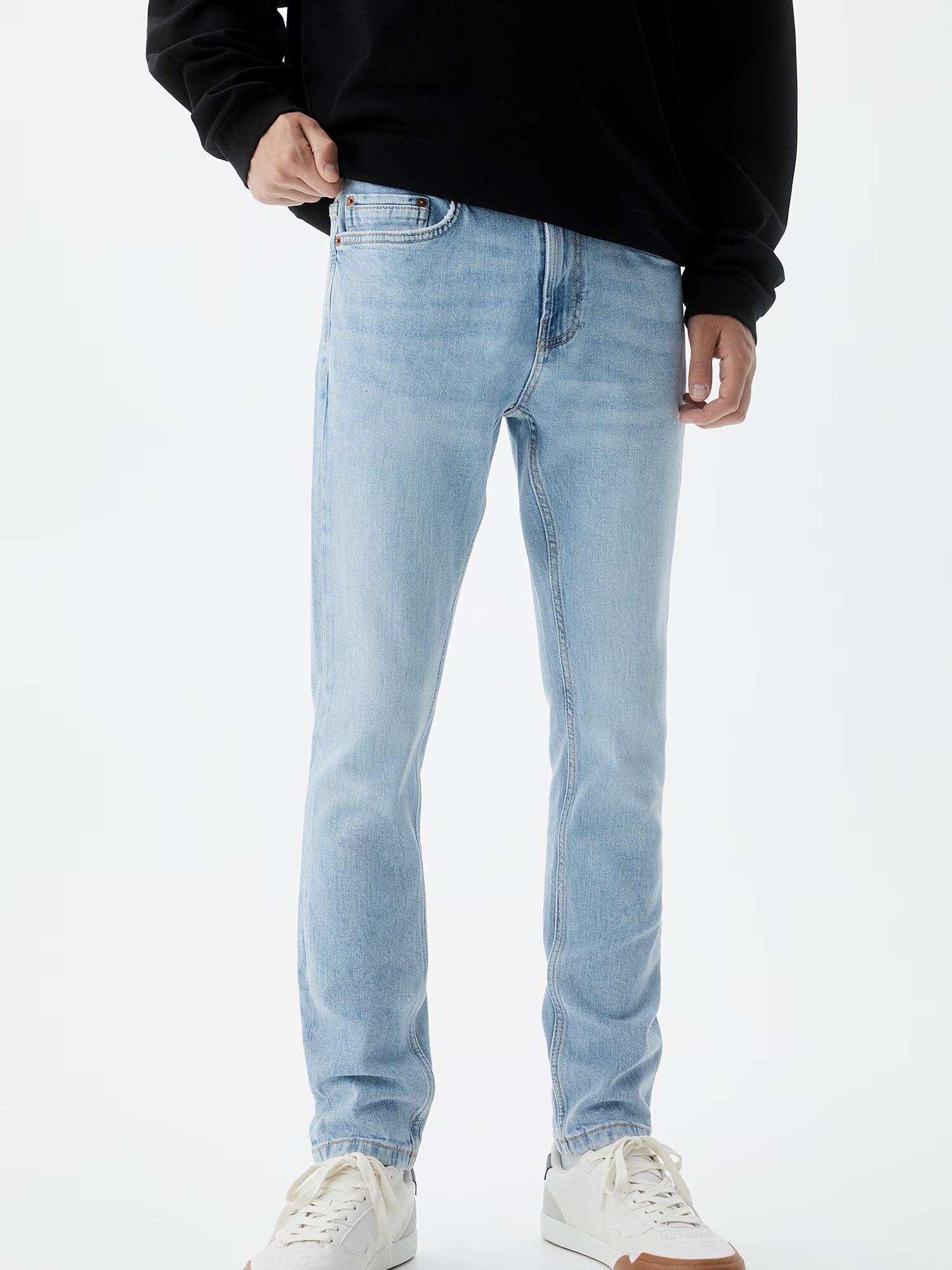 Pull&Bear Jeans albastru deschis - Pled.ro