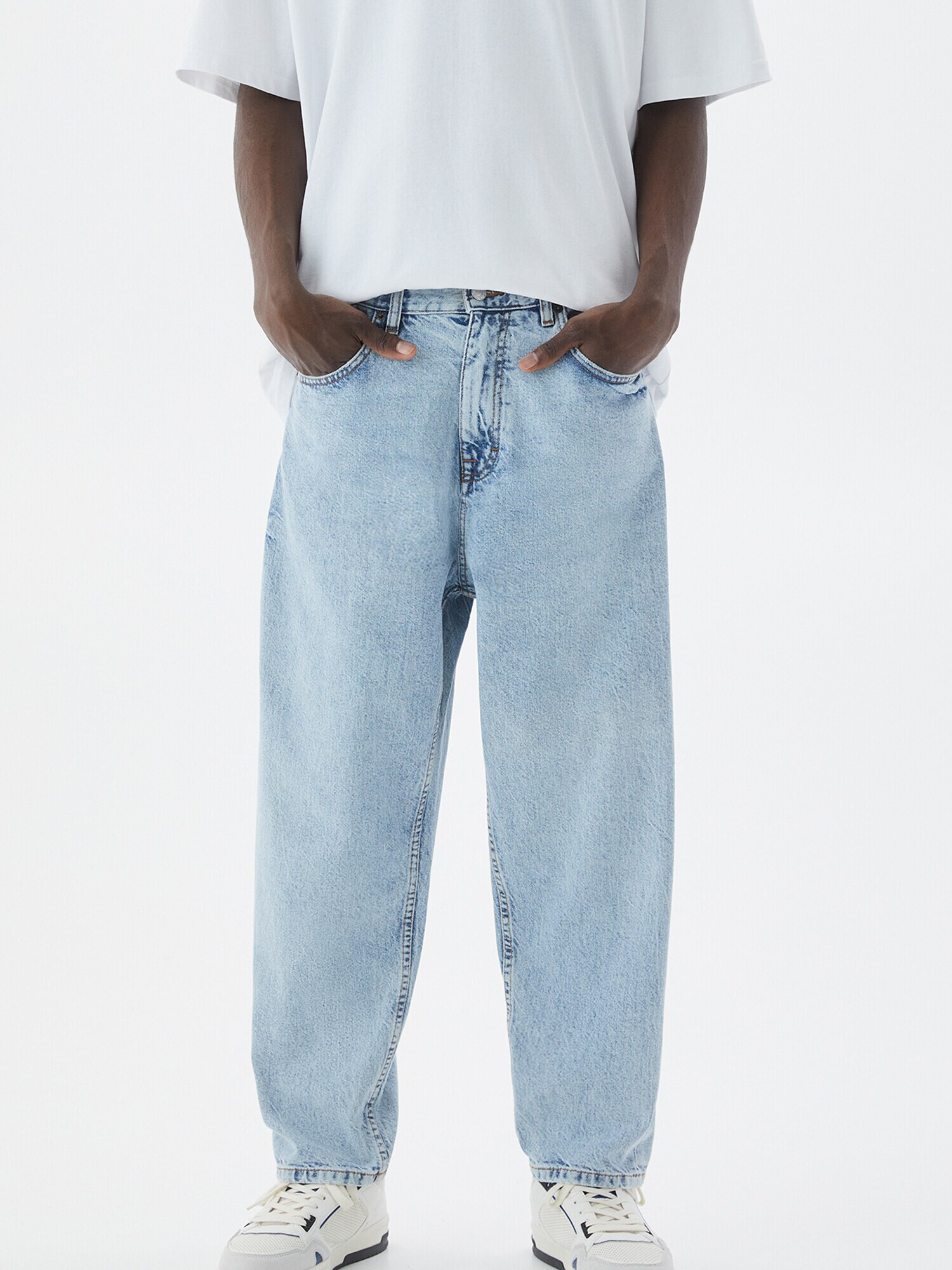 Pull&Bear Jeans albastru deschis - Pled.ro