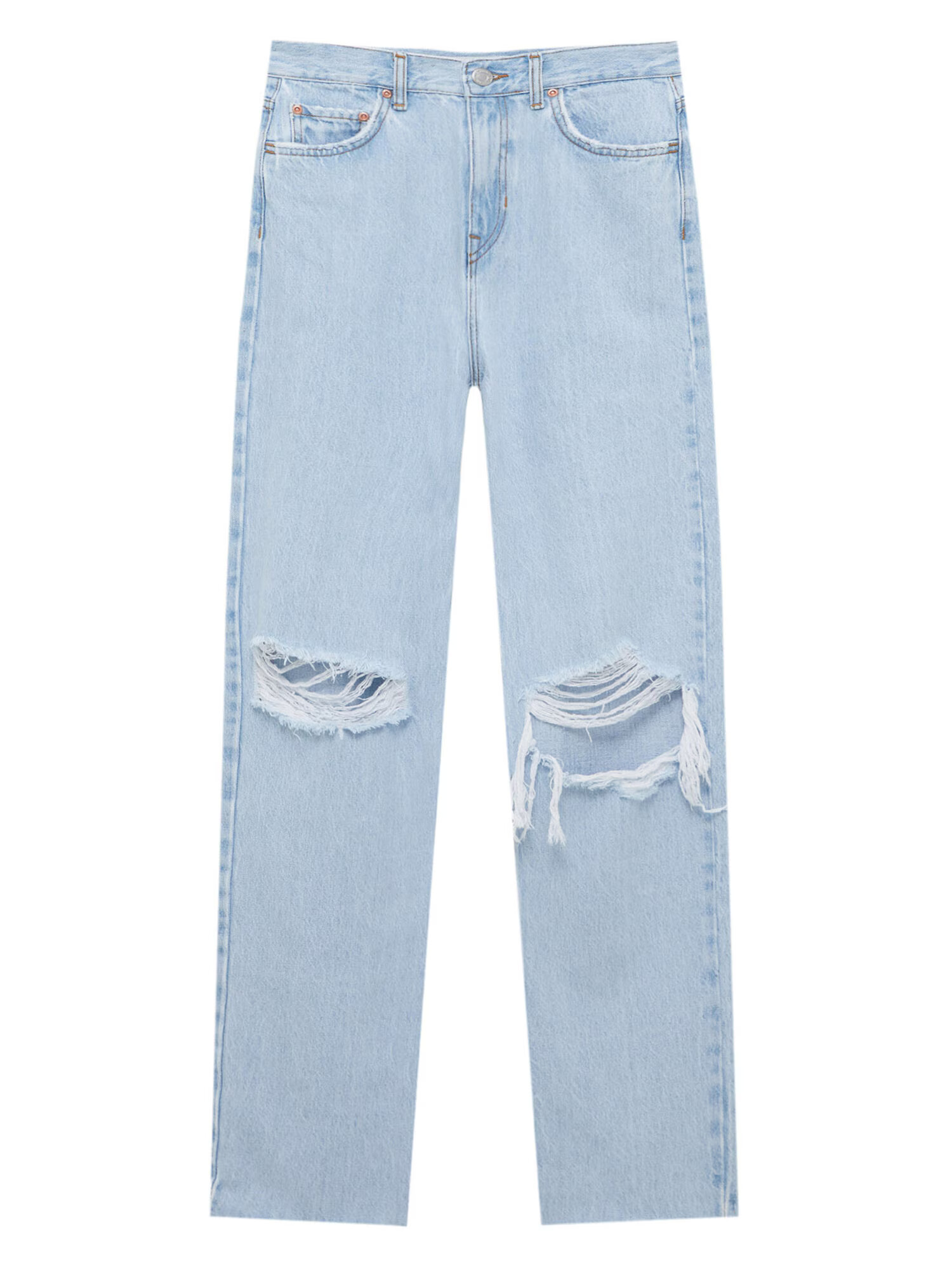 Pull&Bear Jeans albastru deschis - Pled.ro