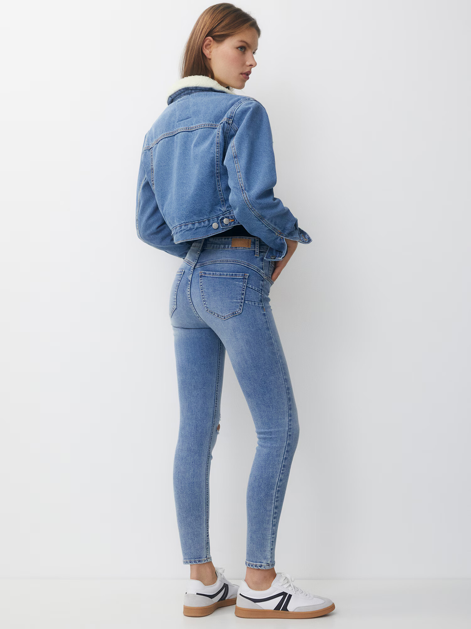 Pull&Bear Jeans albastru deschis - Pled.ro