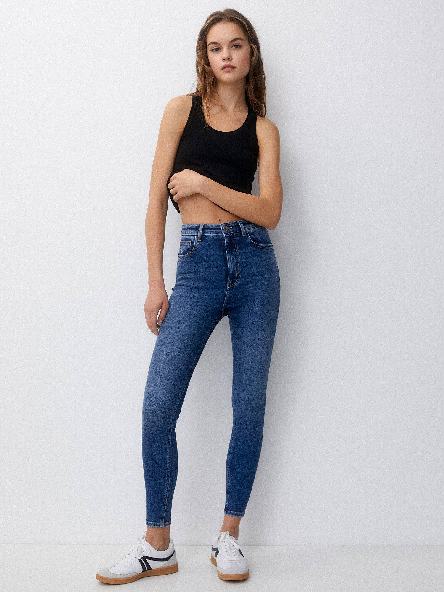 Pull&Bear Jeans albastru închis - Pled.ro