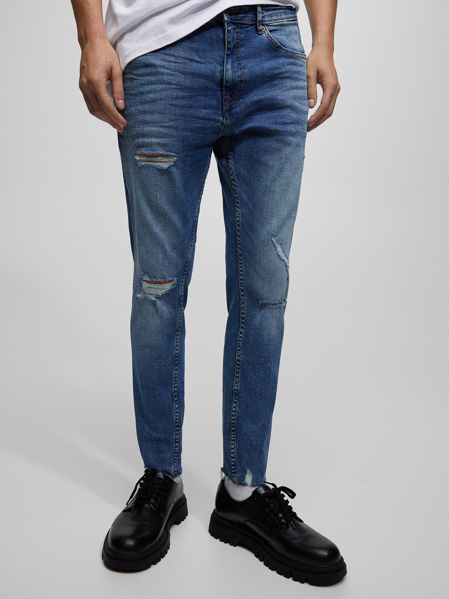 Pull&Bear Jeans albastru închis - Pled.ro