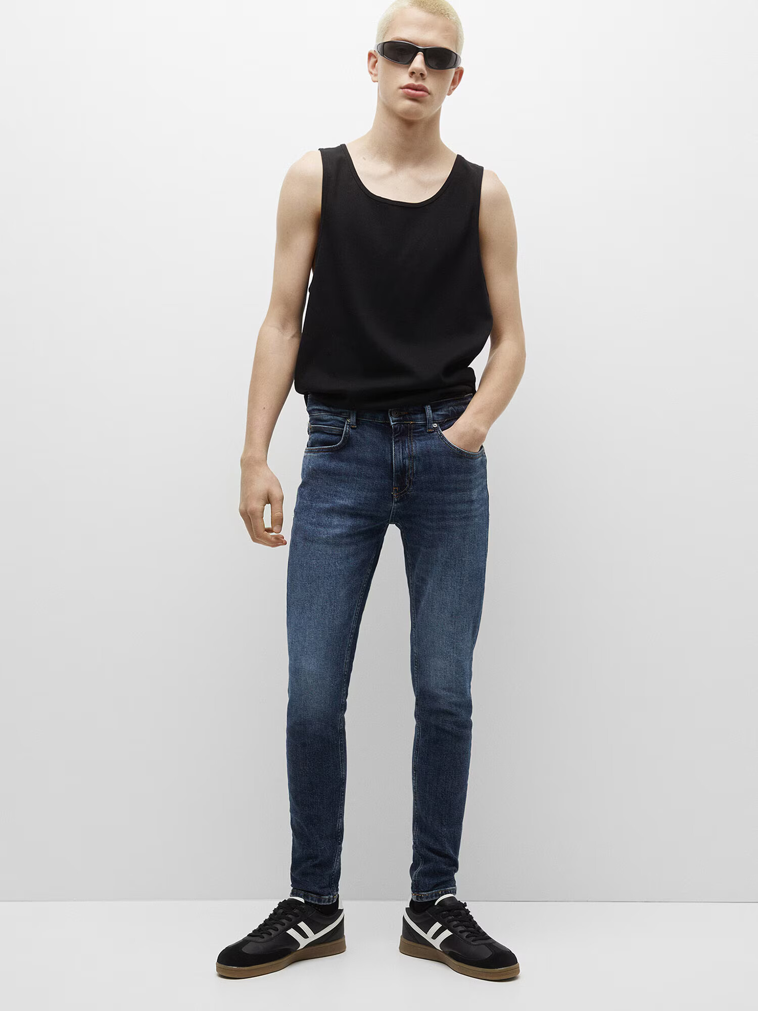 Pull&Bear Jeans bleumarin - Pled.ro