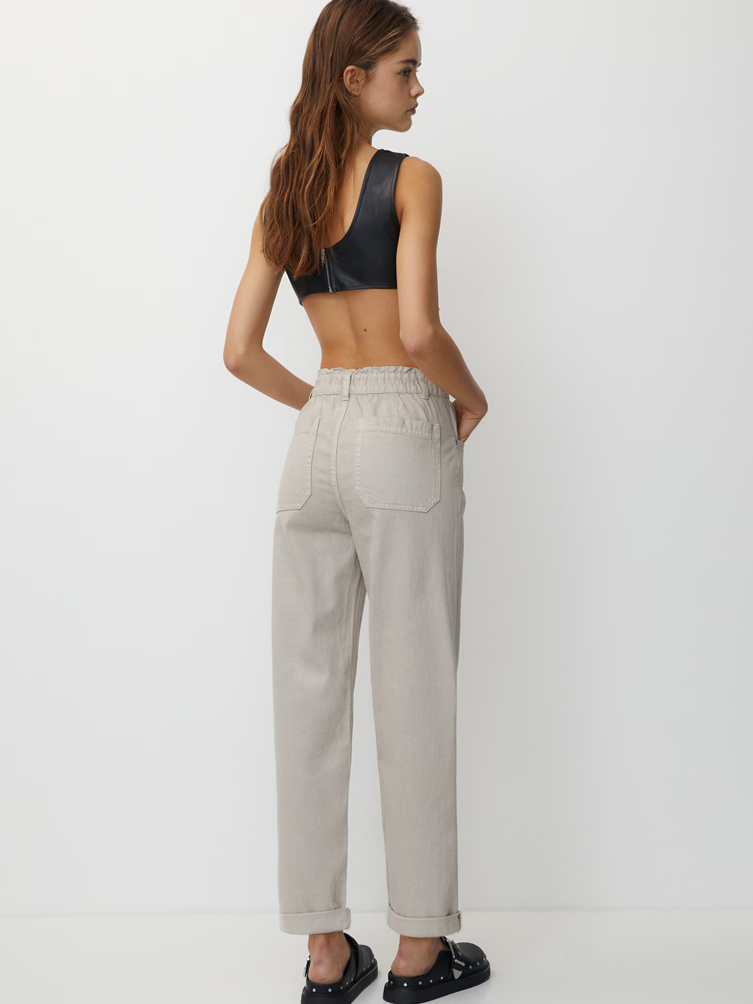 Pull&Bear Jeans crem - Pled.ro