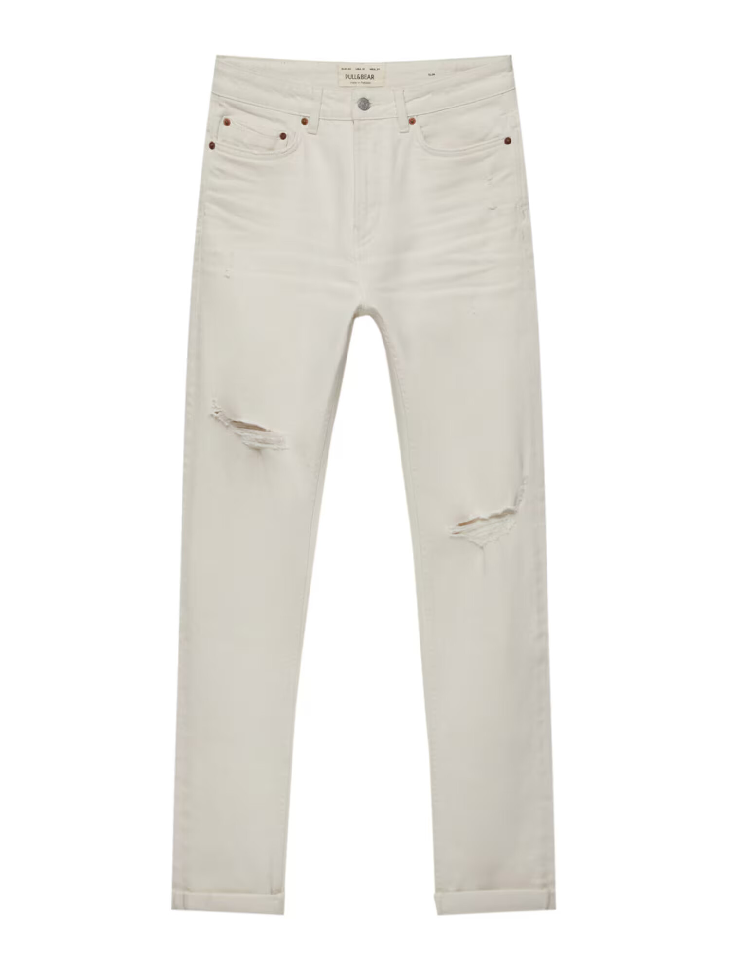 Pull&Bear Jeans ecru - Pled.ro