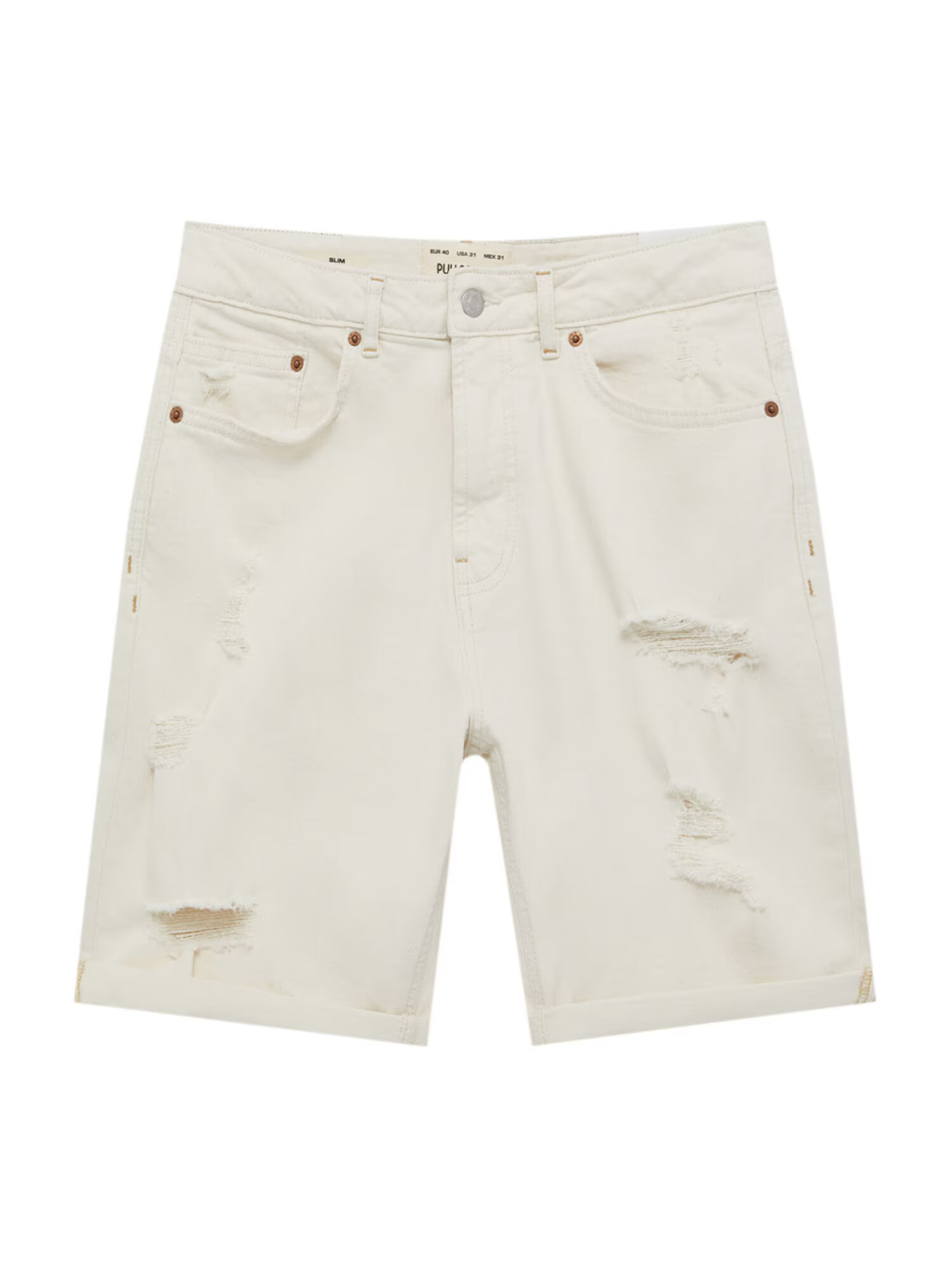 Pull&Bear Jeans ecru - Pled.ro