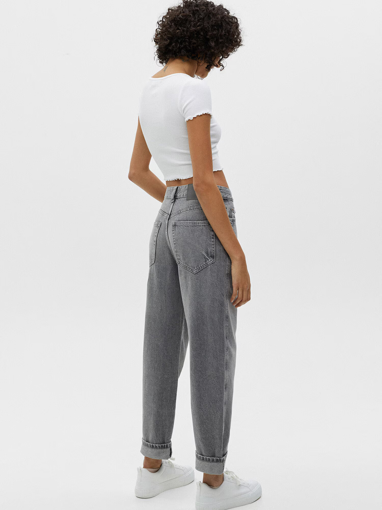 Pull&Bear Jeans gri denim - Pled.ro