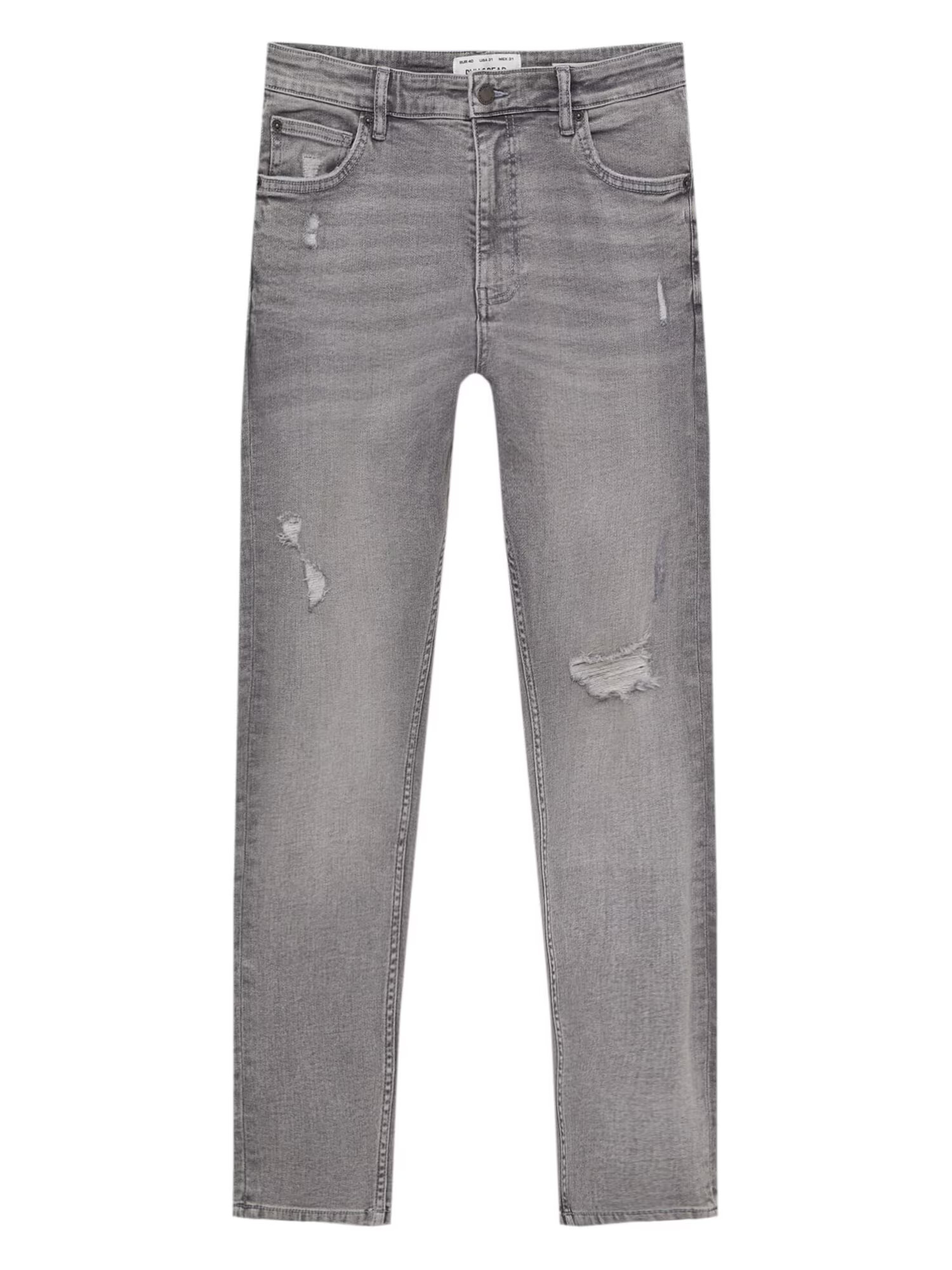 Pull&Bear Jeans gri denim - Pled.ro