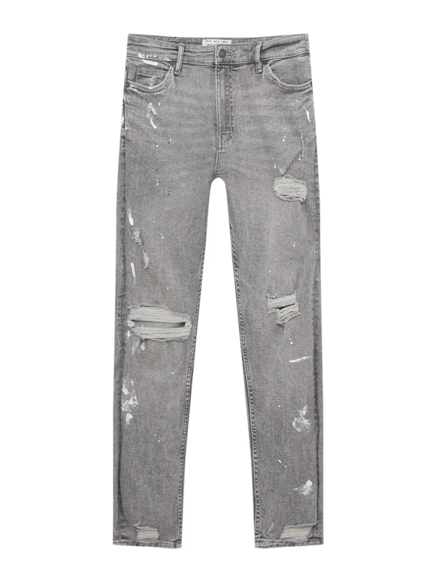 Pull&Bear Jeans gri denim - Pled.ro