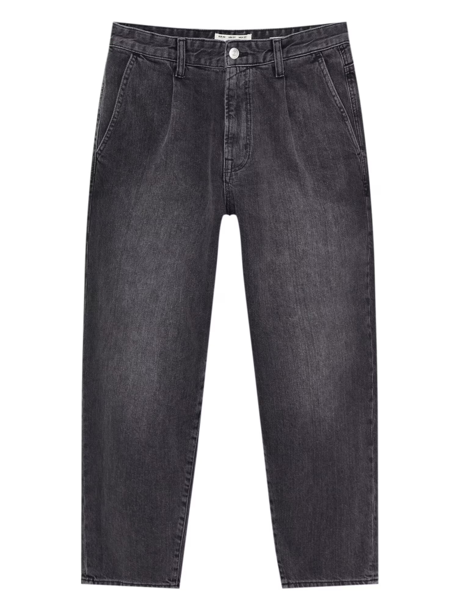 Pull&Bear Jeans gri metalic - Pled.ro