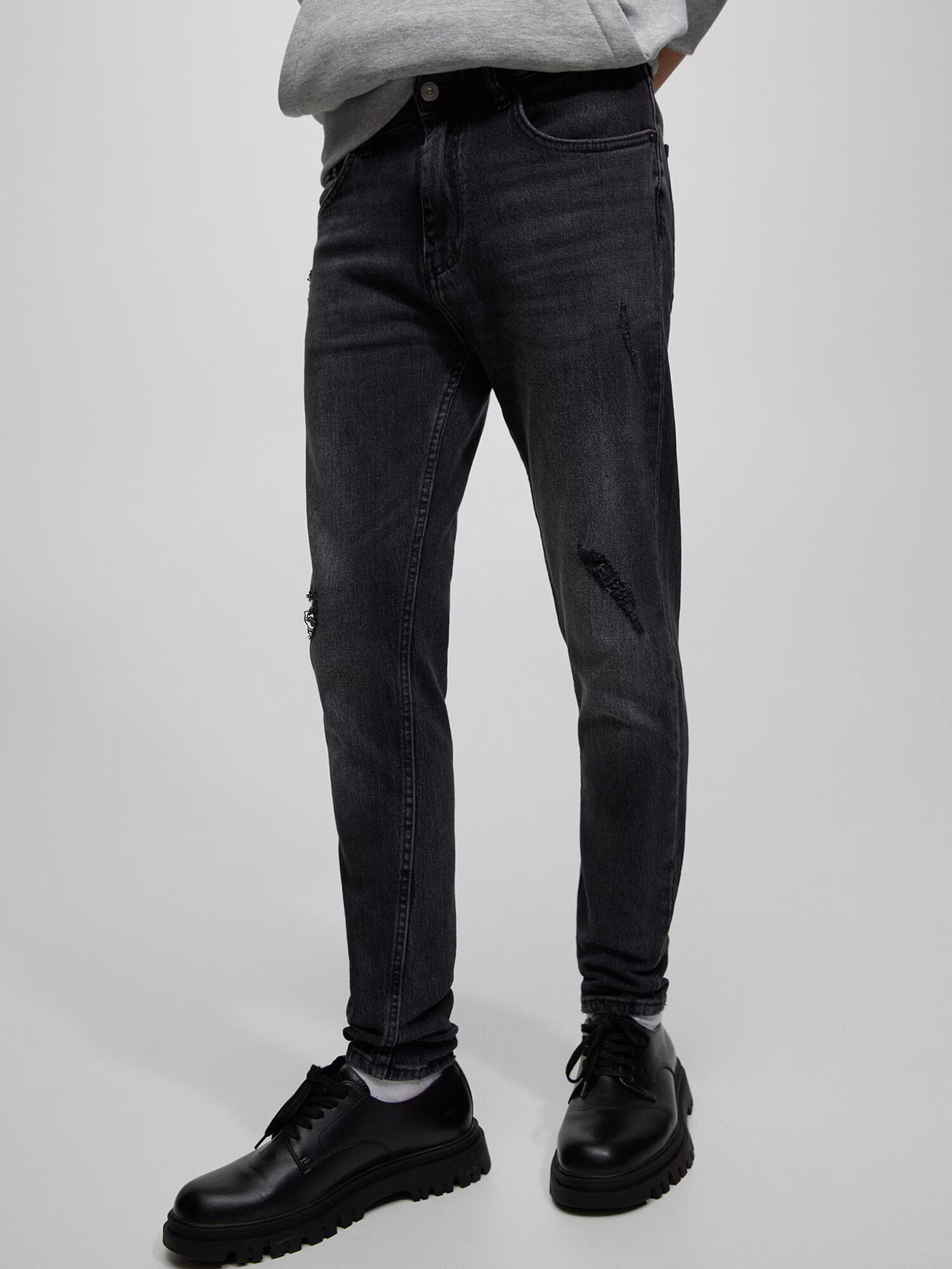 Pull&Bear Jeans negru - Pled.ro