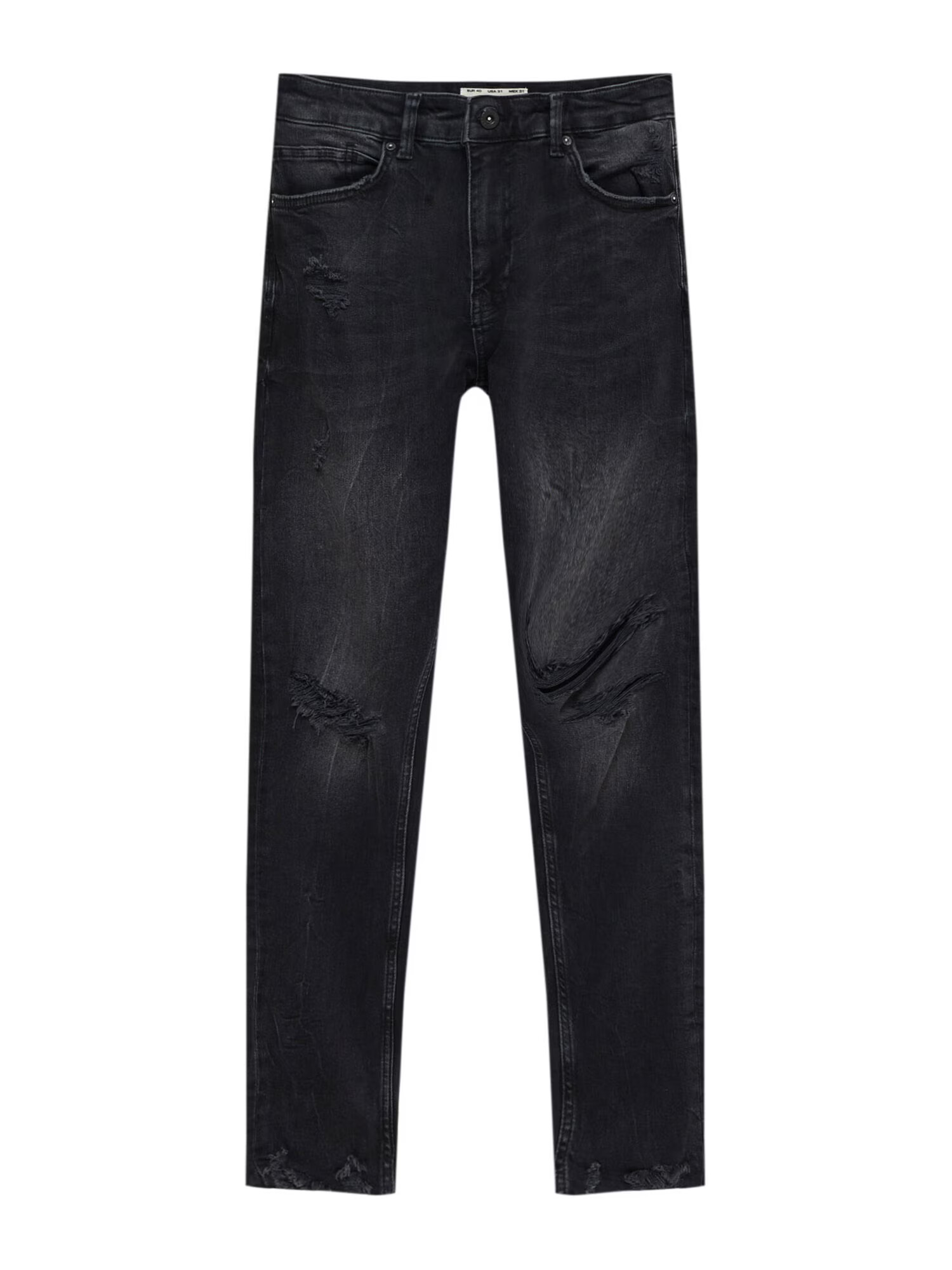 Pull&Bear Jeans negru - Pled.ro