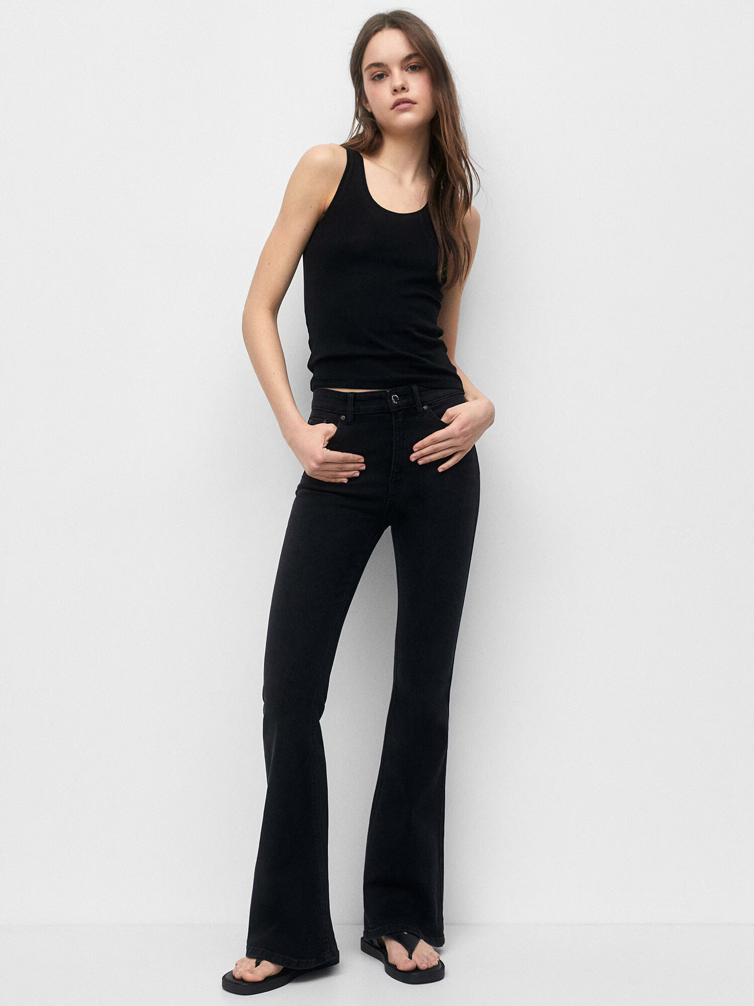 Pull&Bear Jeans negru - Pled.ro