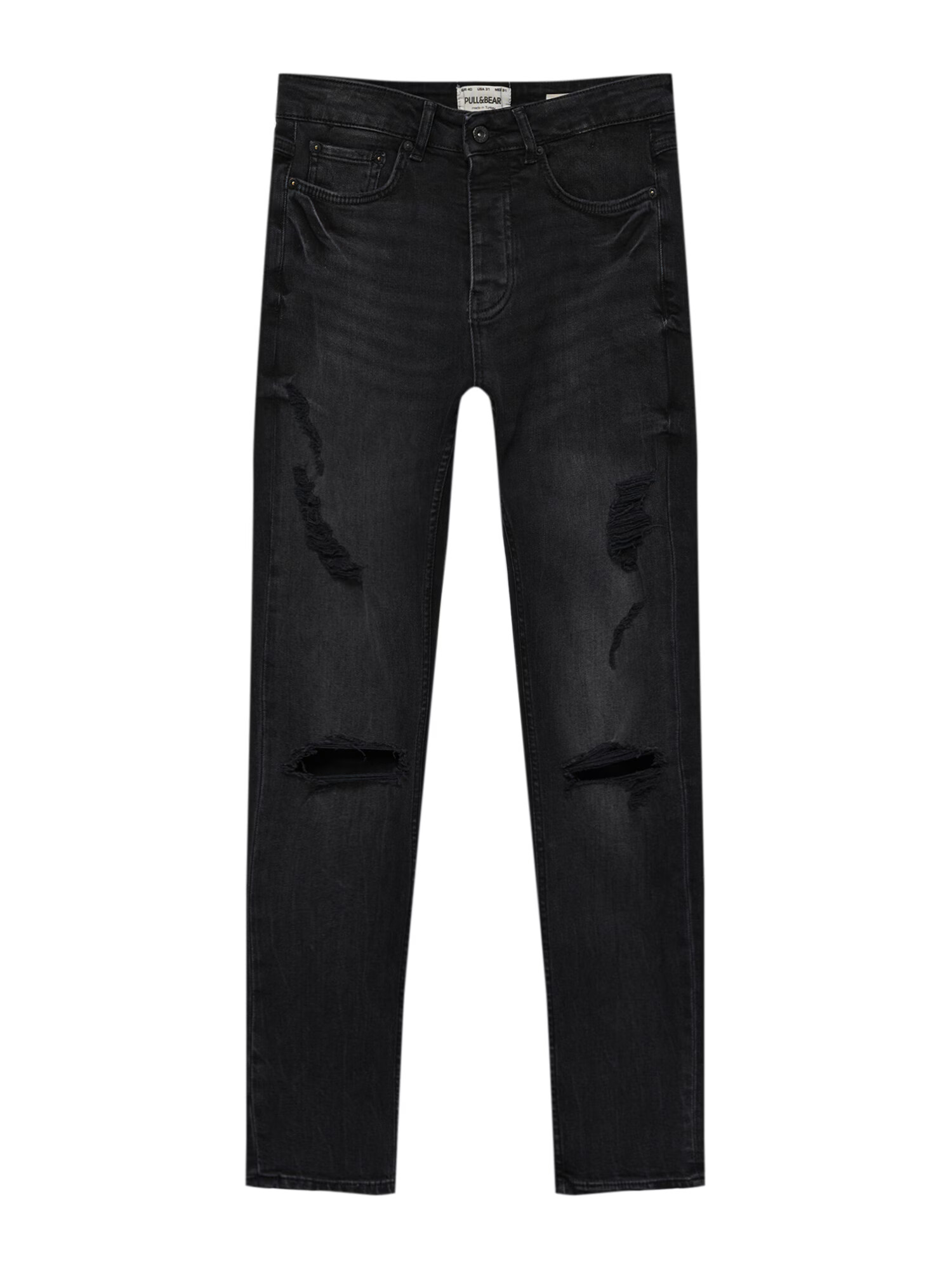 Pull&Bear Jeans negru - Pled.ro