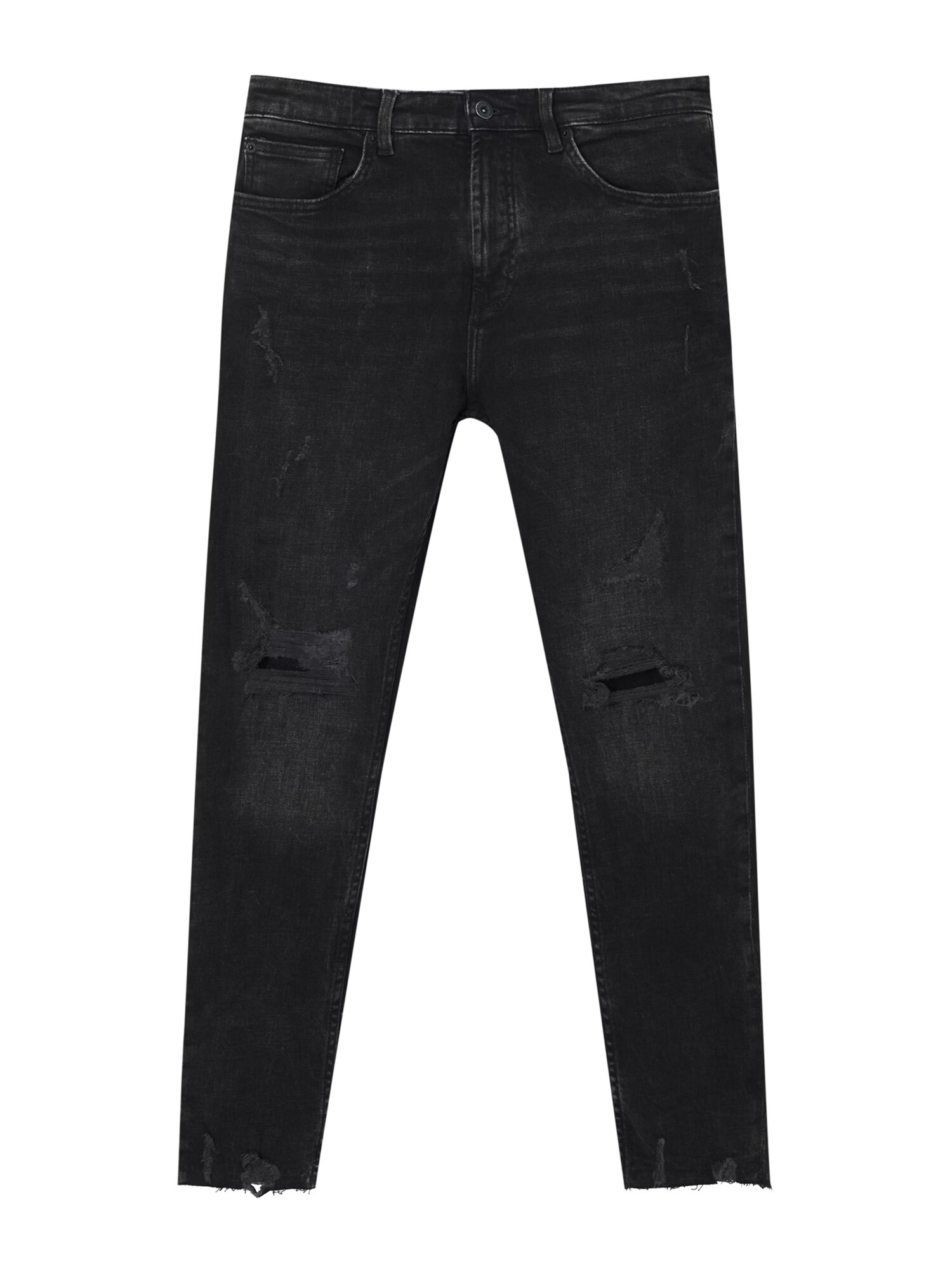 Pull&Bear Jeans negru - Pled.ro