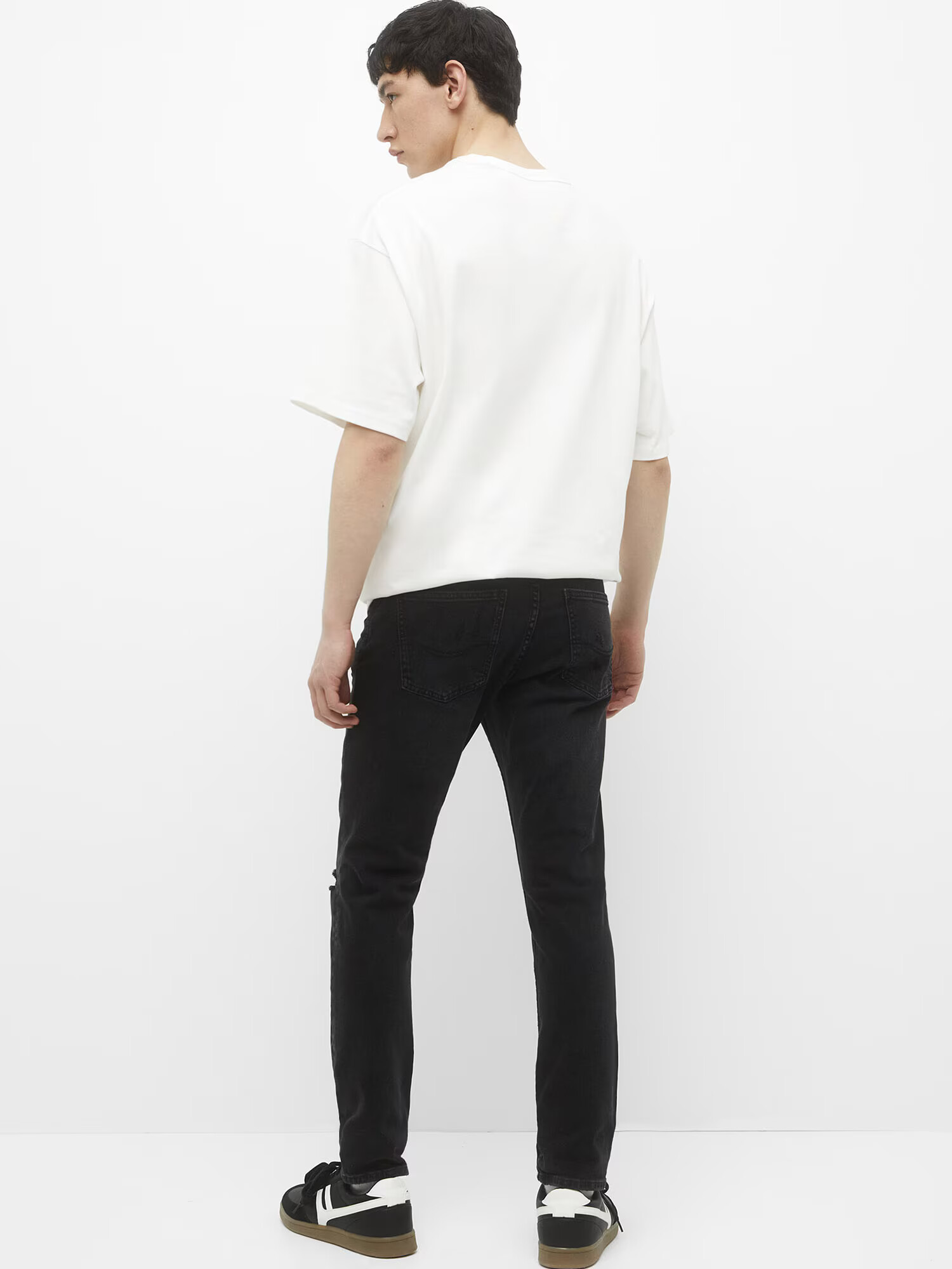 Pull&Bear Jeans negru denim - Pled.ro