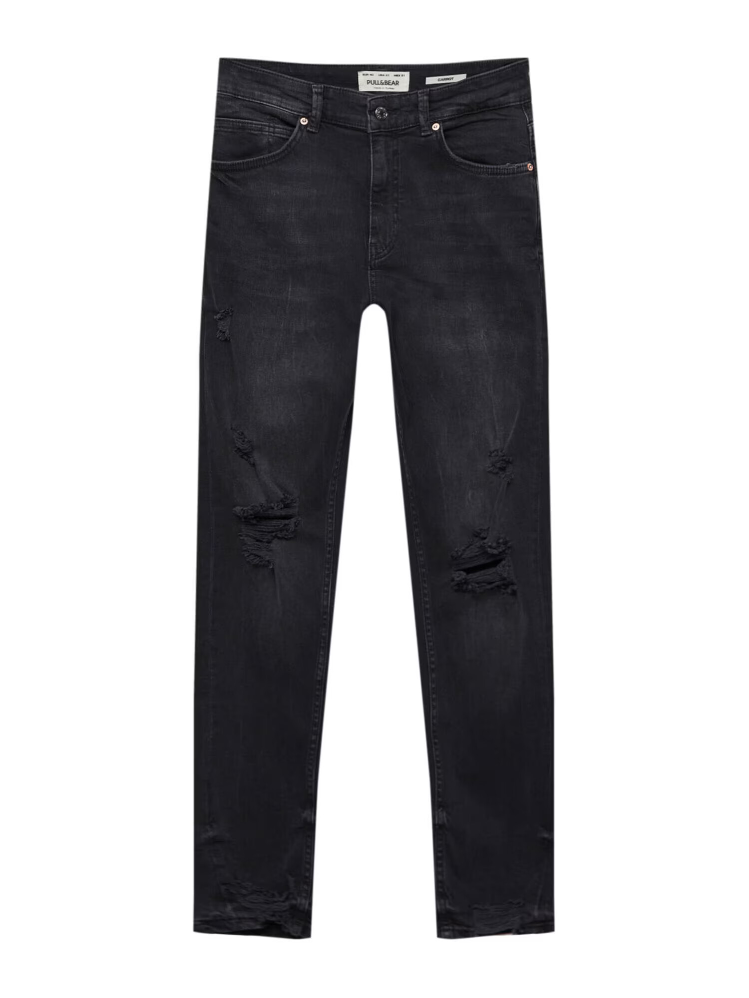 Pull&Bear Jeans negru denim - Pled.ro