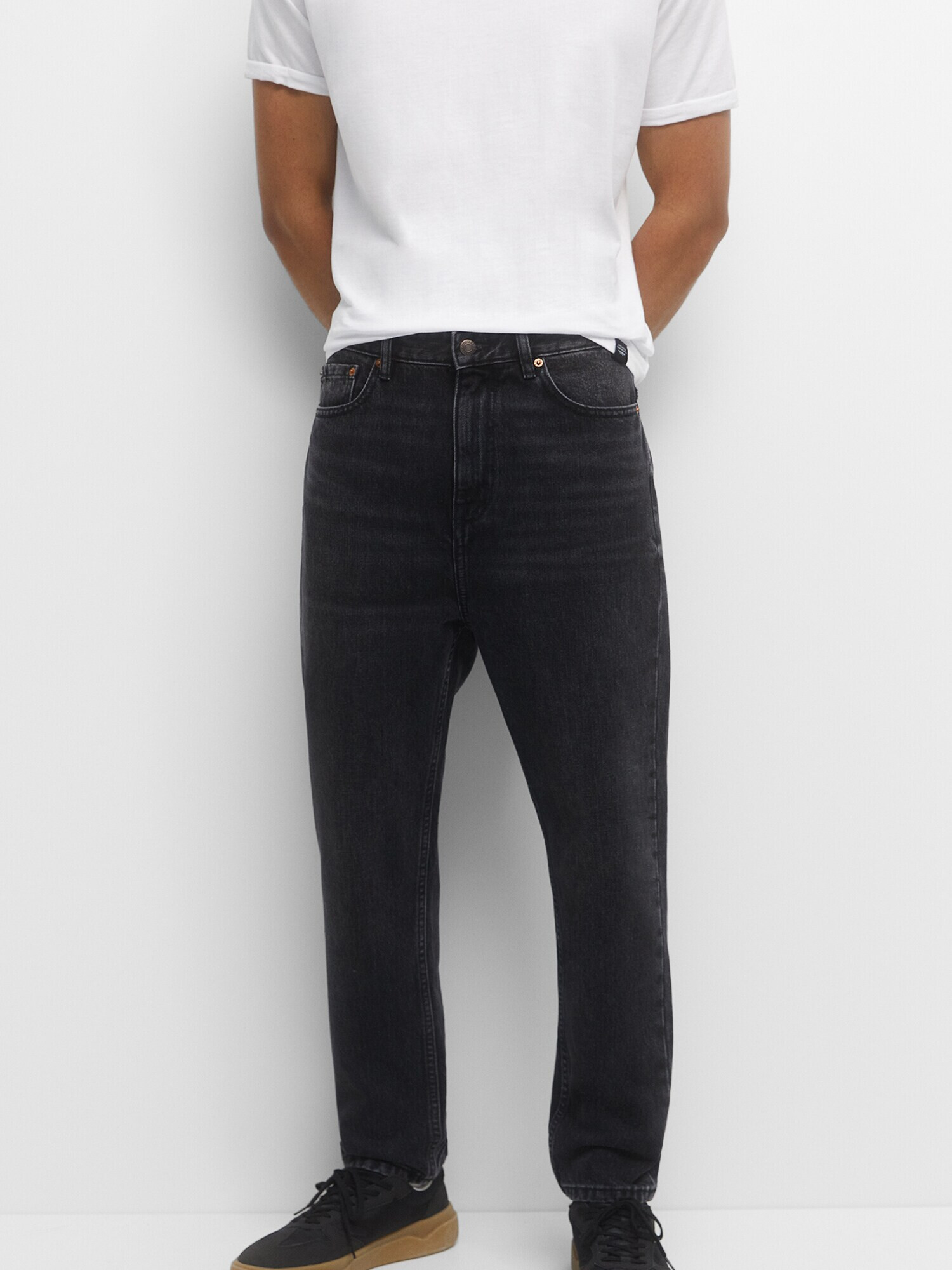 Pull&Bear Jeans negru denim - Pled.ro