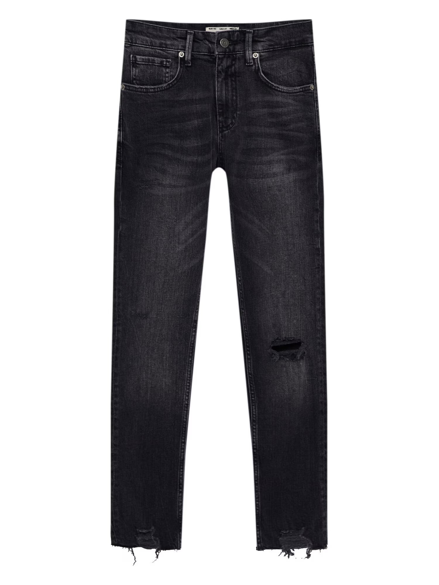 Pull&Bear Jeans negru denim - Pled.ro